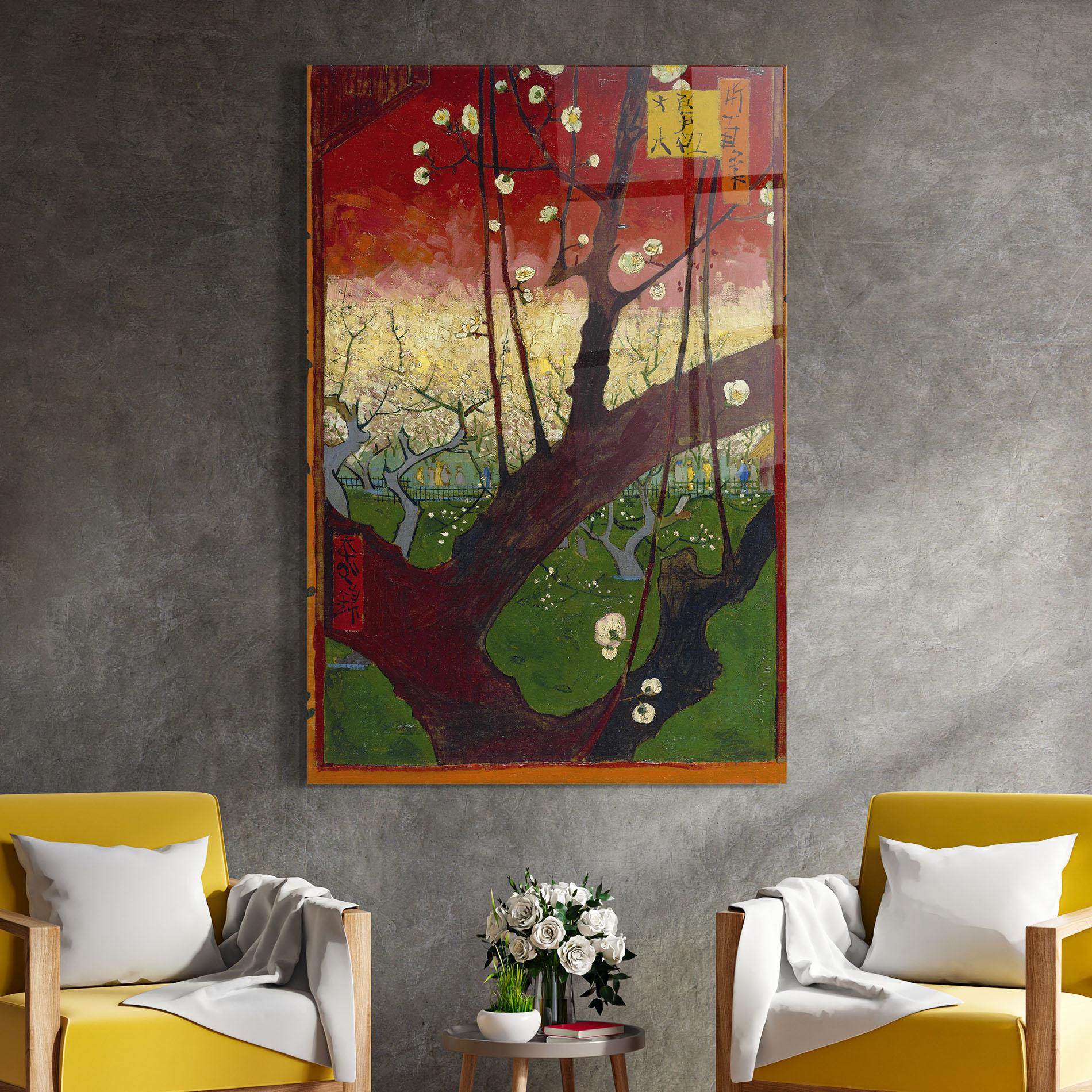 Glasbild Naar Hiroshige mockup 4