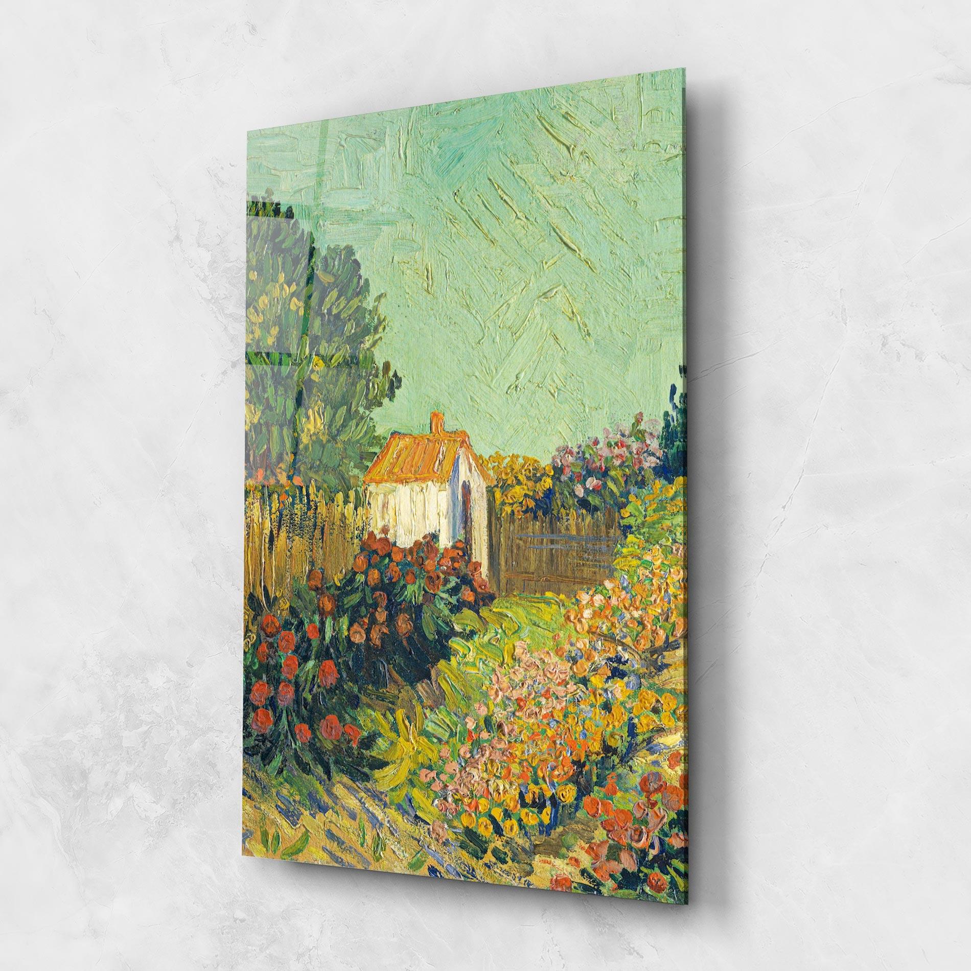 Glasbild Gogh Landscape mockup 1