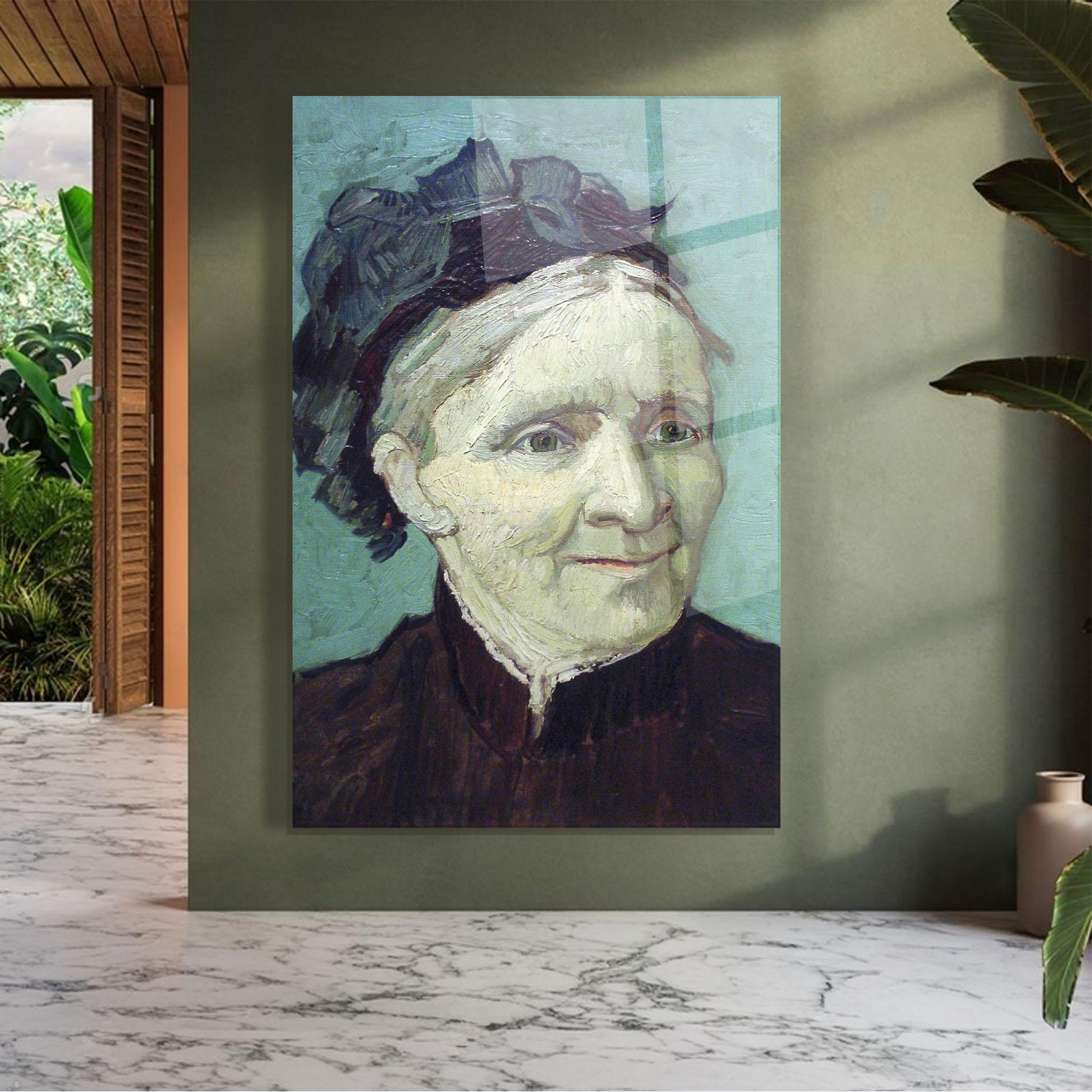 Glasbild Artist S Mother mockup 7