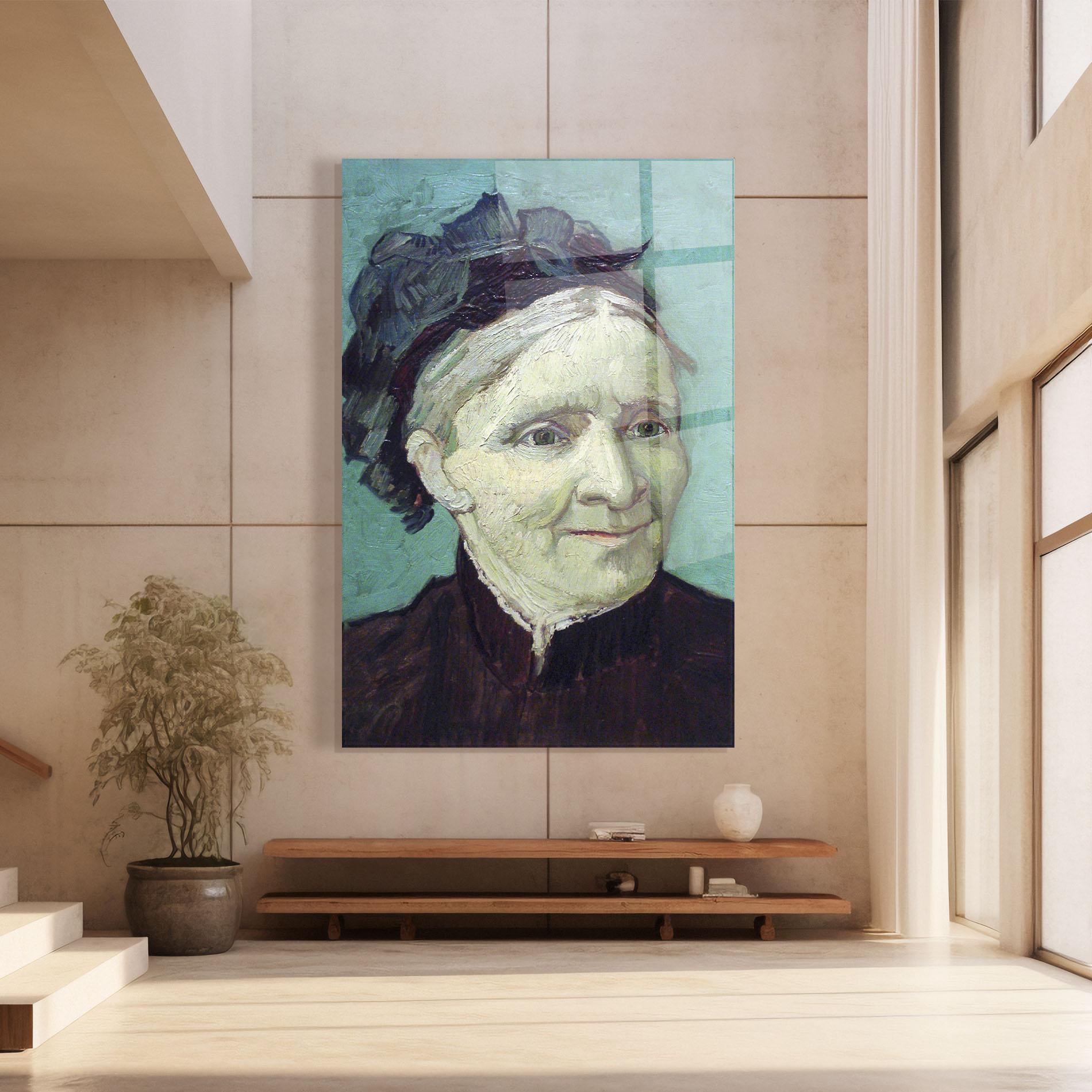 Glasbild Artist S Mother mockup 8