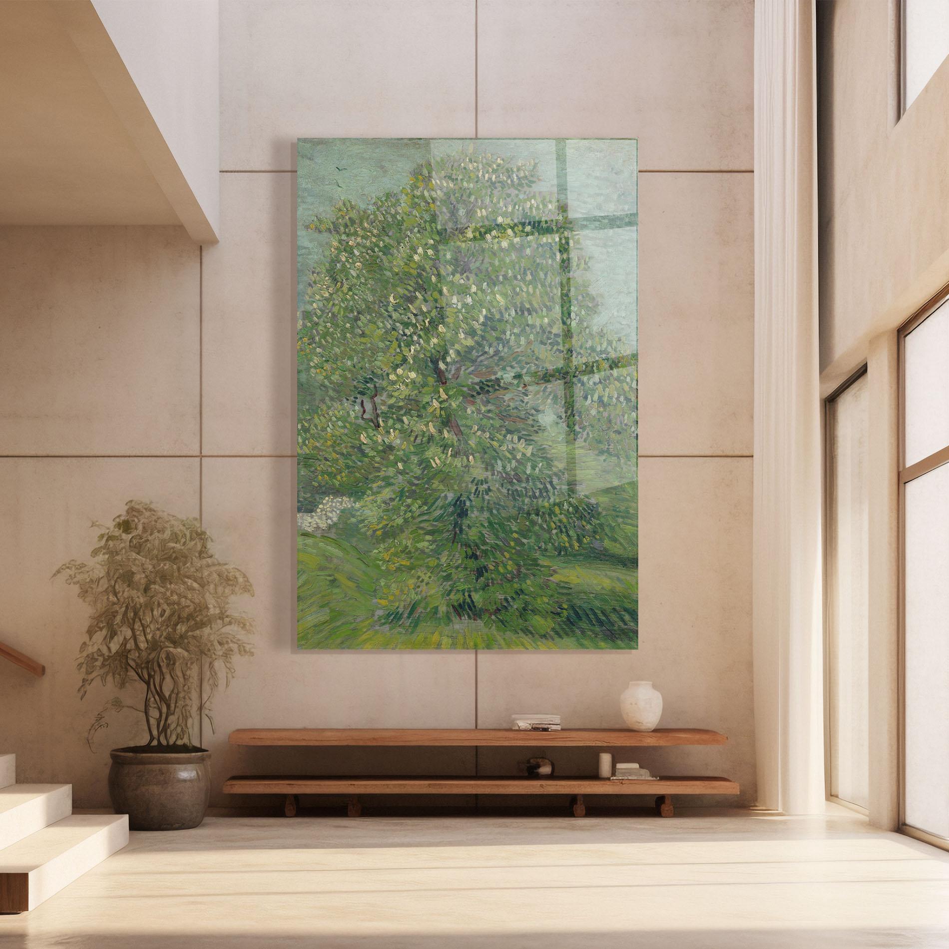 Glasbild Bloeiende mockup 8