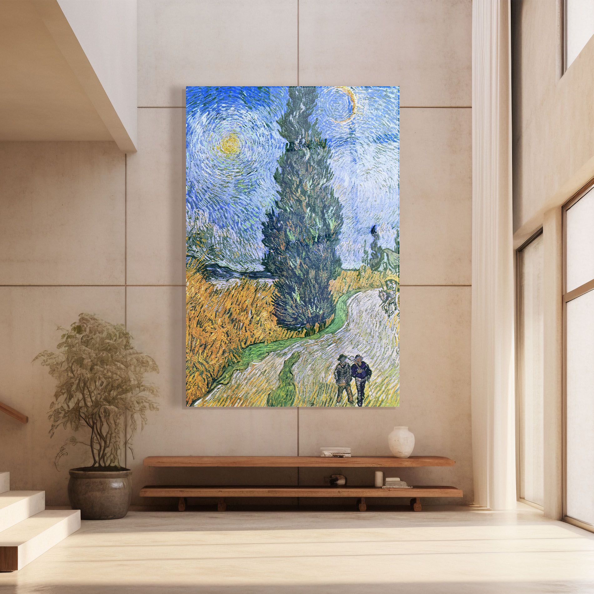 Road With Cypress mockup 8