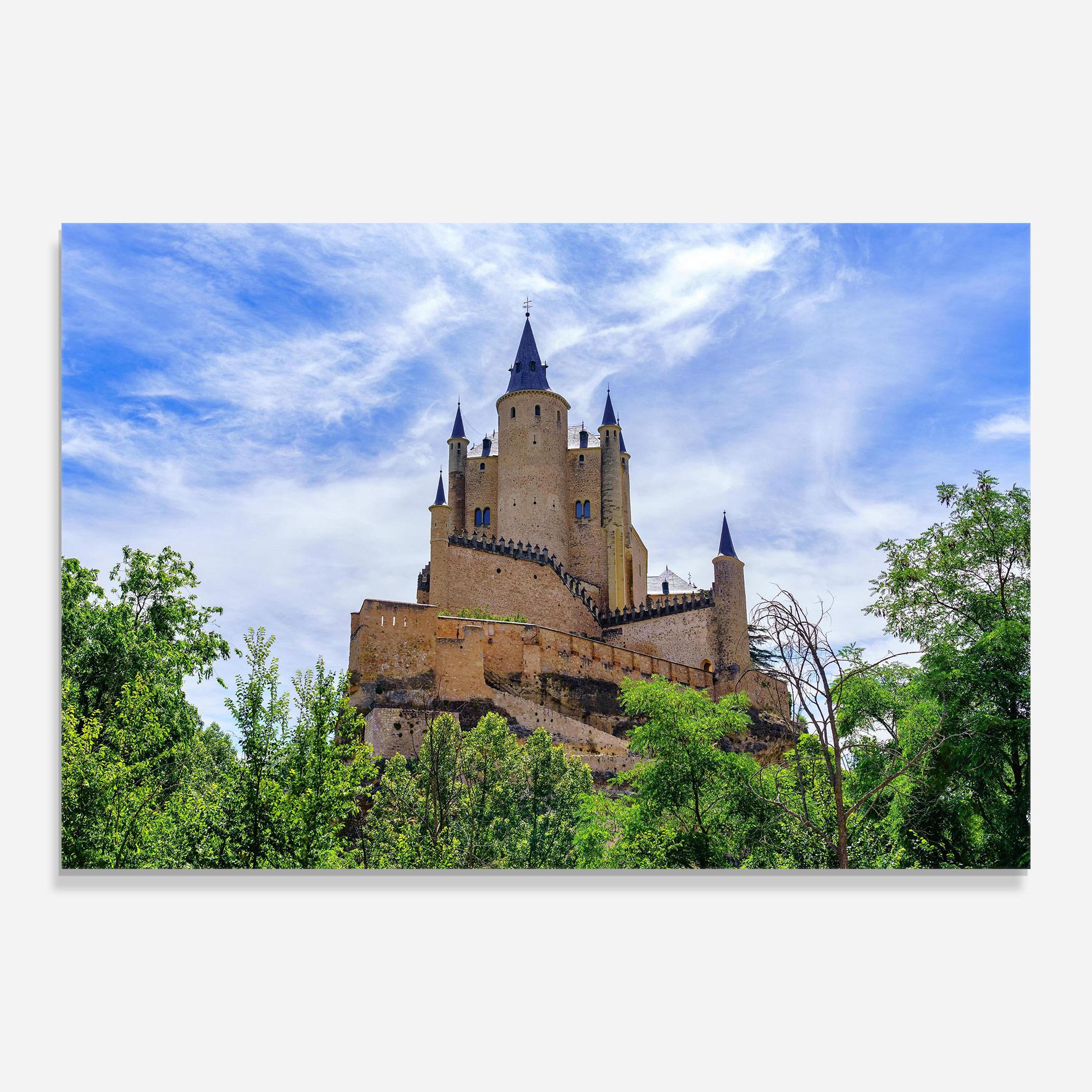 Glasbild Castle Alcazar mockup 0