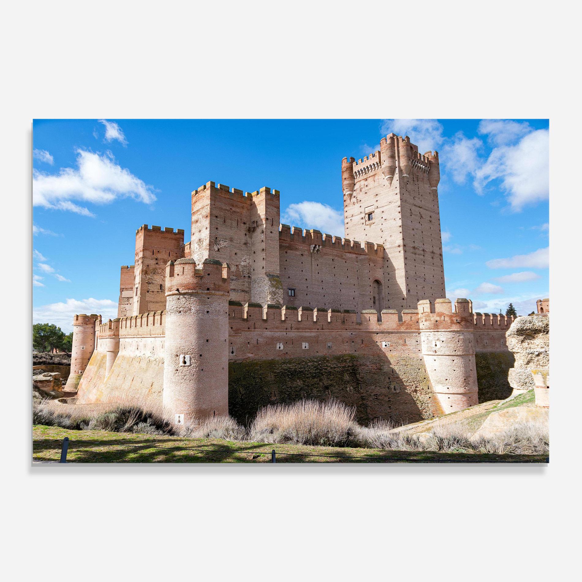 Glasbild Castle La Mota mockup 0