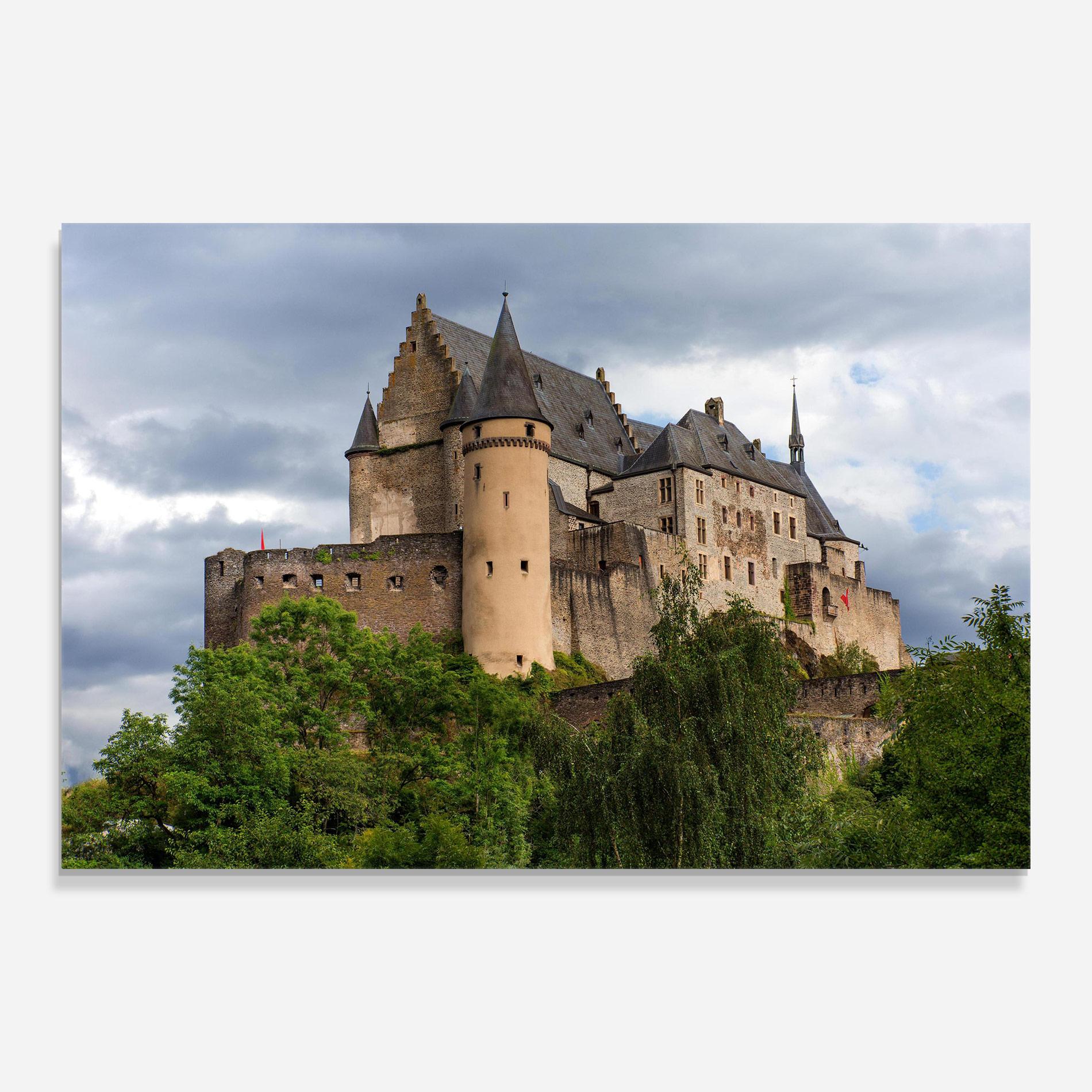 Glasbild Castle Vianden mockup 0