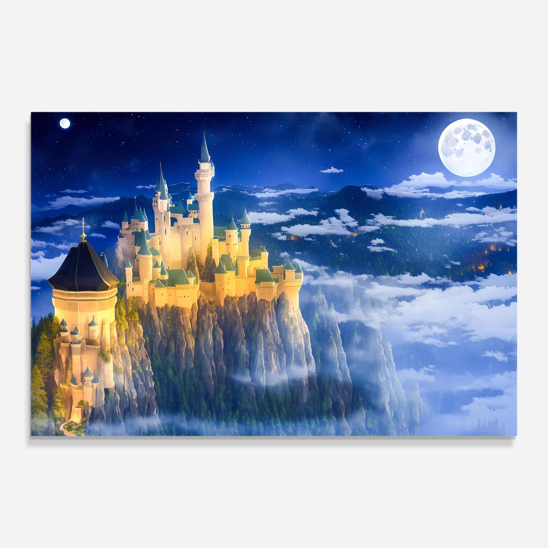 Glasbild Fairytale Castle mockup 0