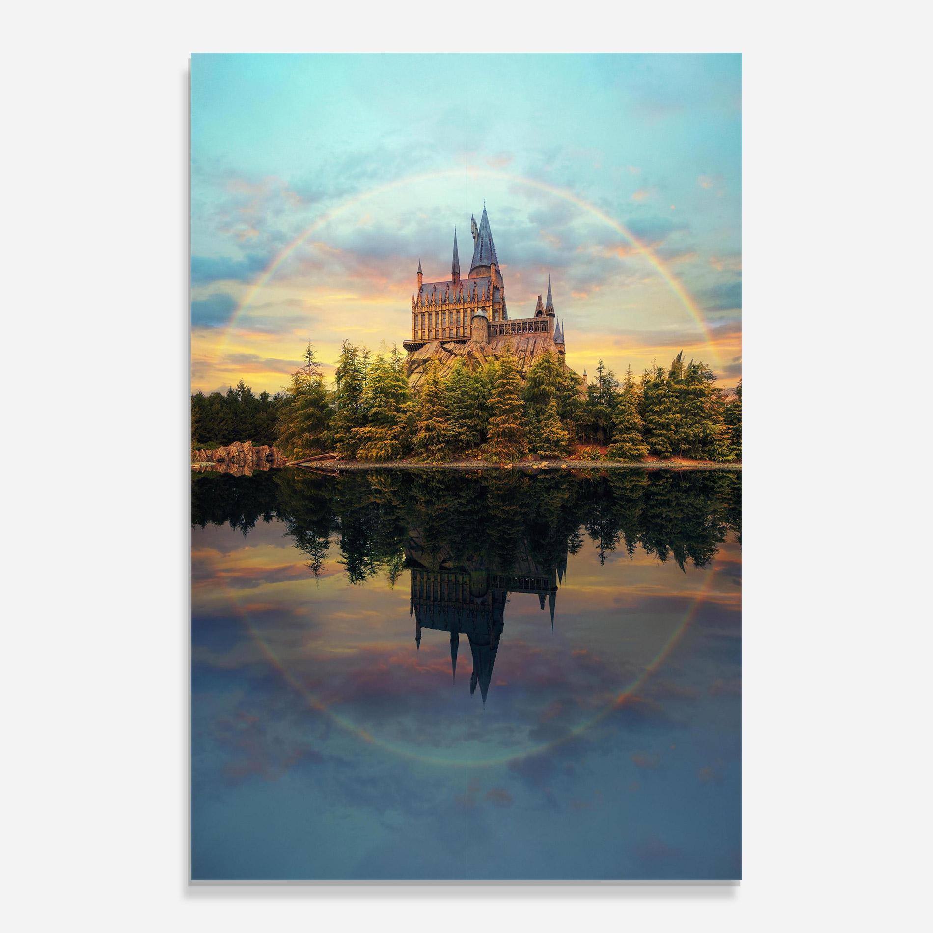 Glasbild Hogwarts Castle mockup 0
