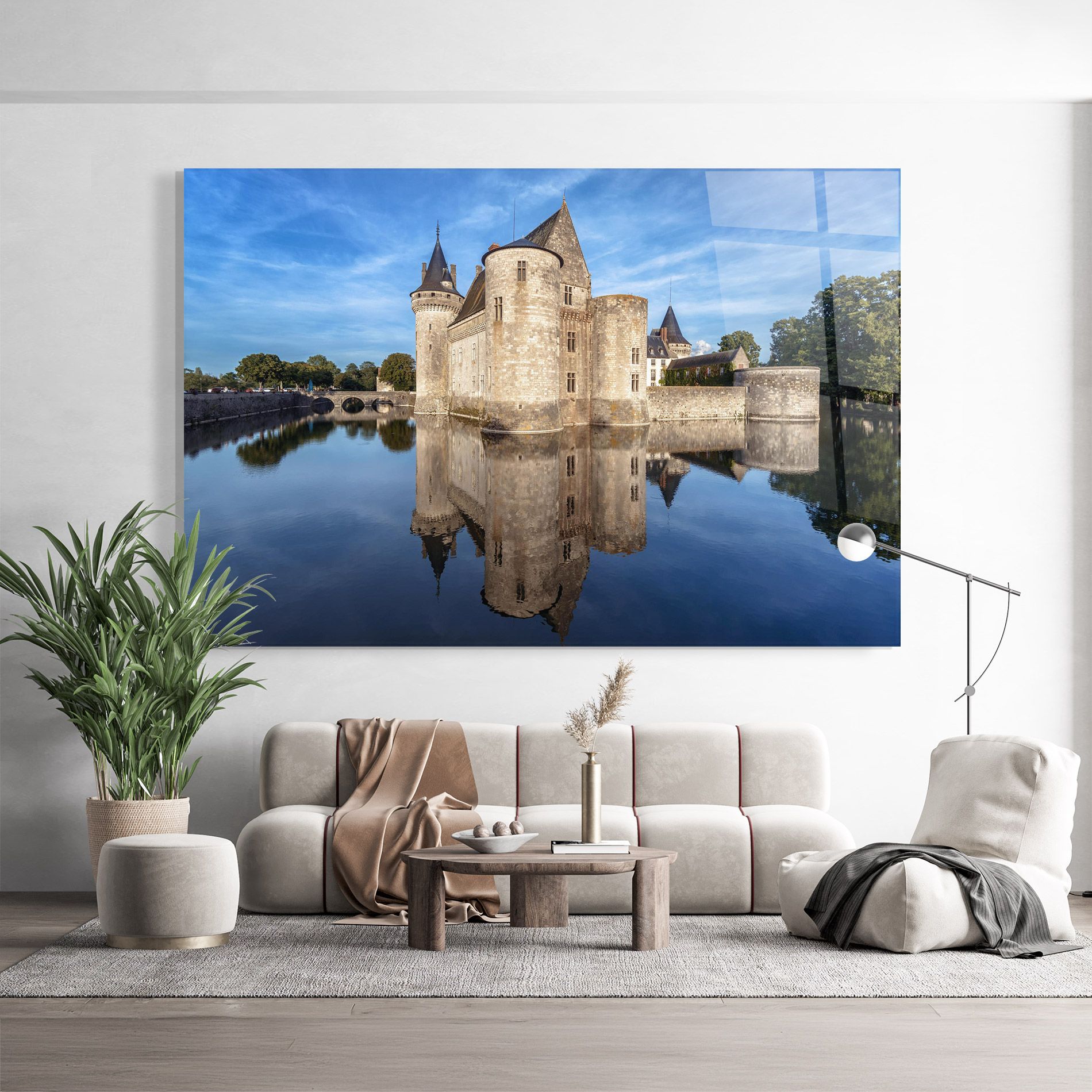 Castle Chateau De Sullysurloire mockup 9