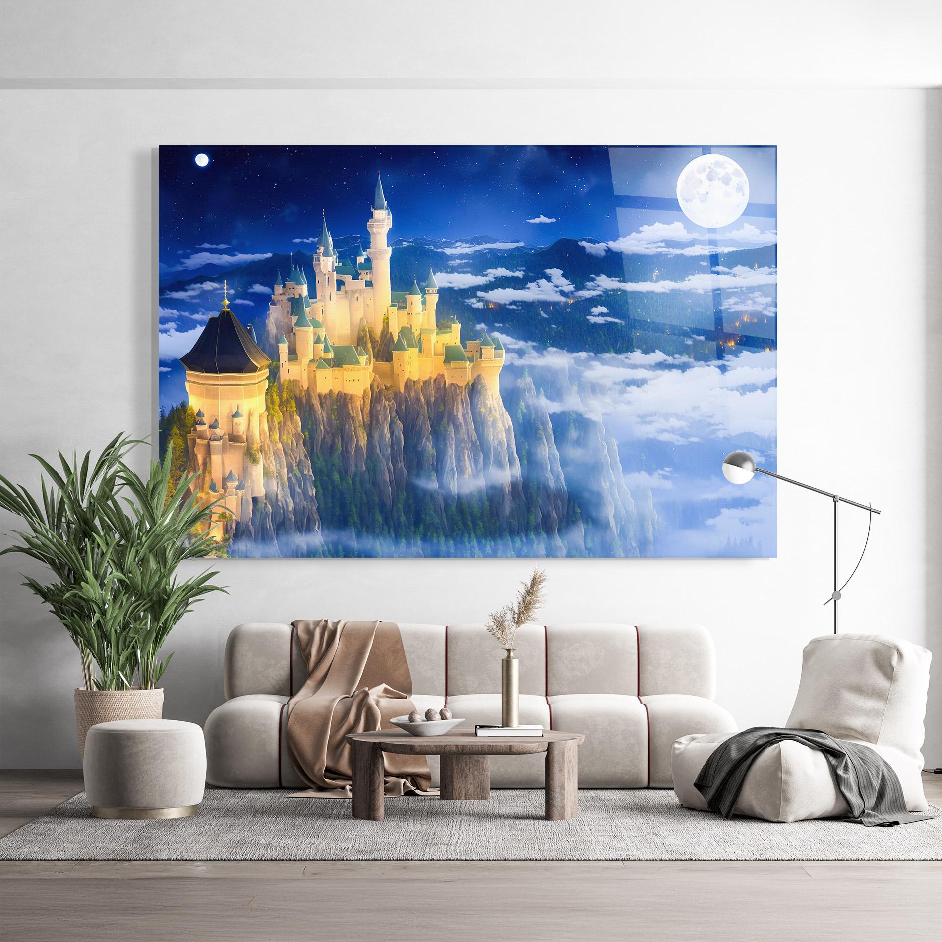 Glasbild Fairytale Castle mockup 9