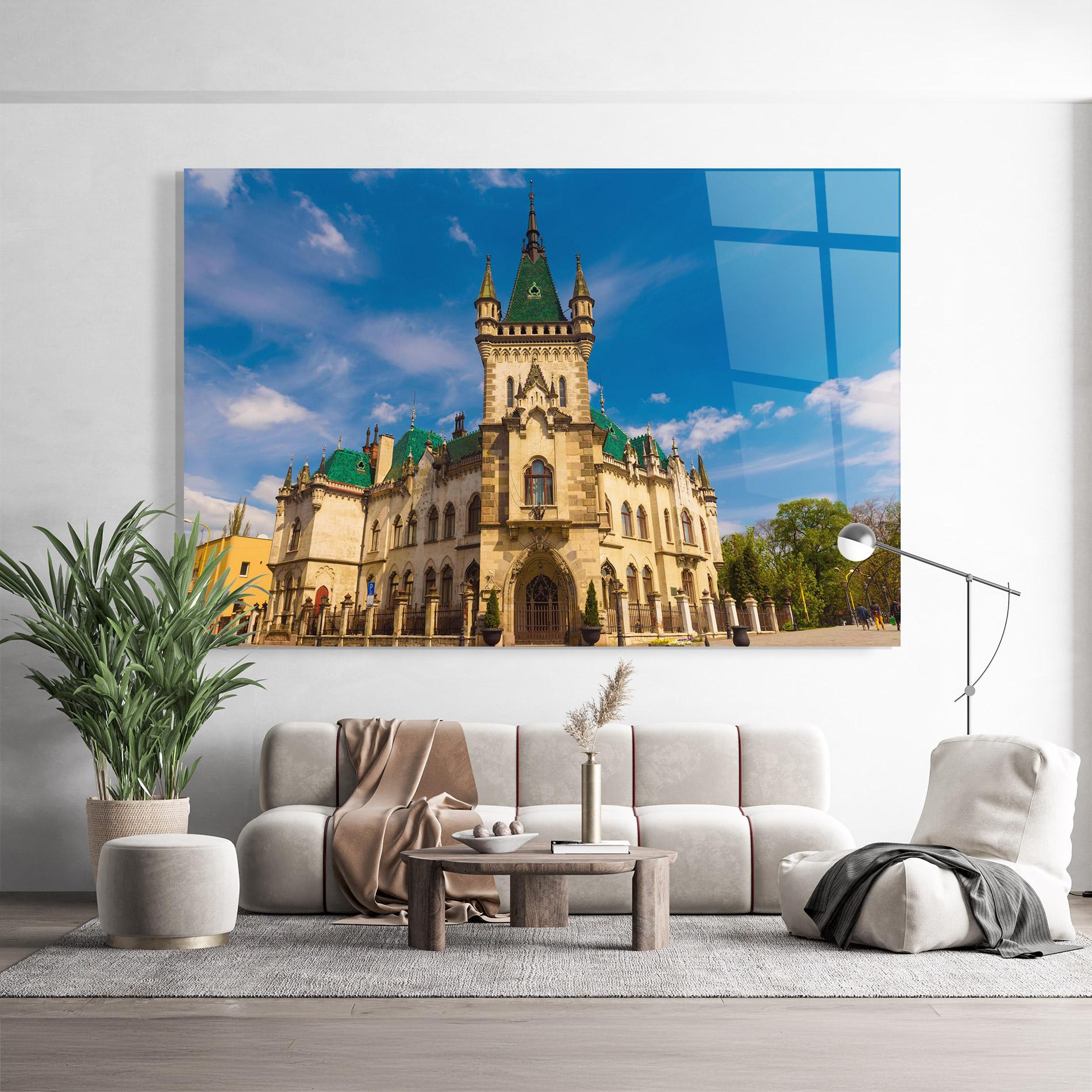 Glasbild Jakabov Palace Slovakia mockup 9