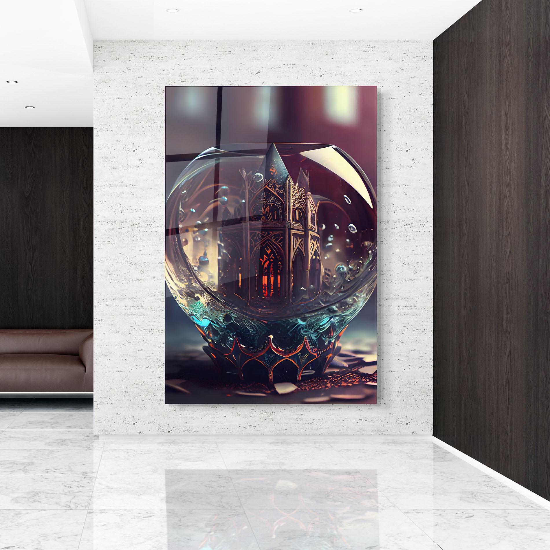 Glasbild Church Ball mockup 9