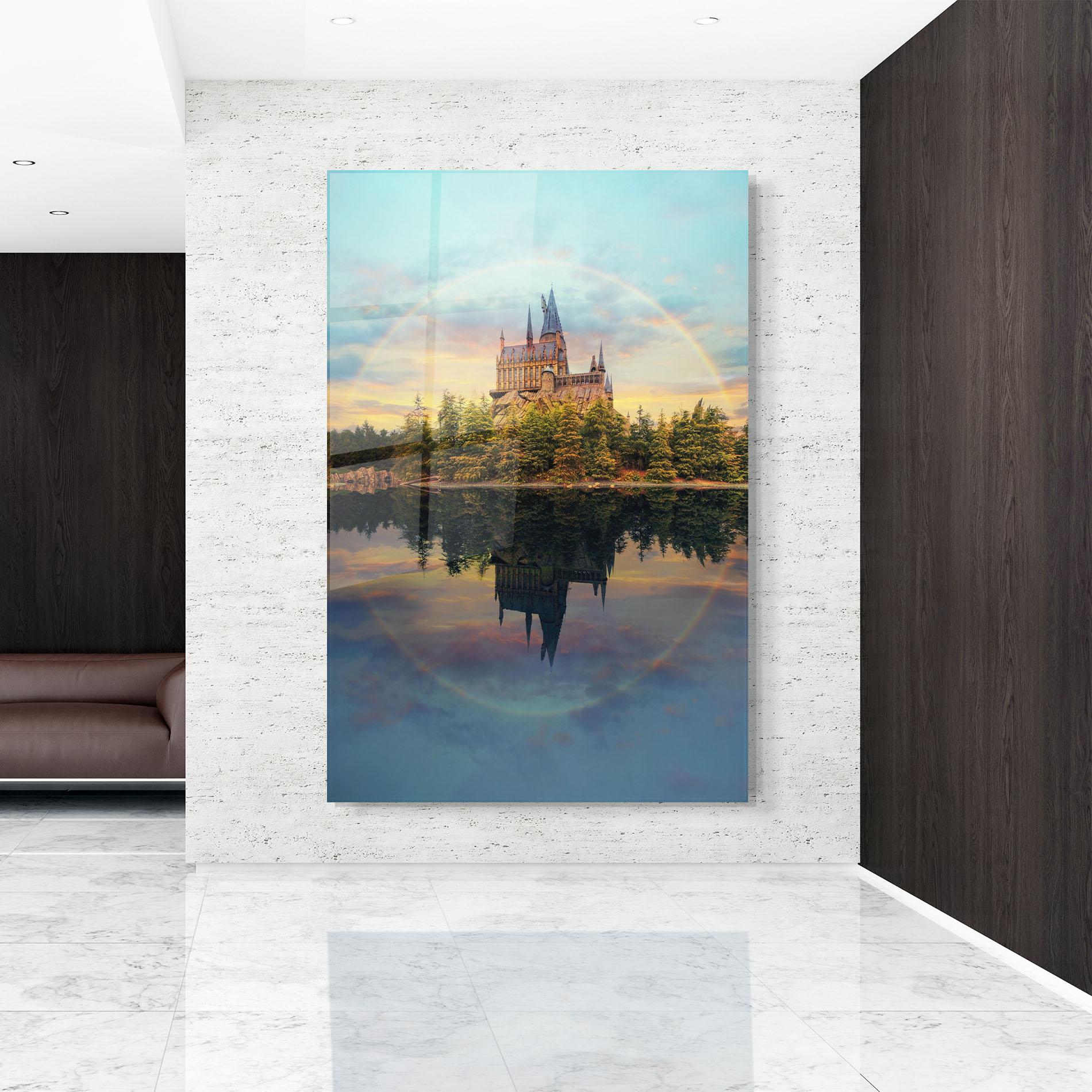 Glasbild Hogwarts Castle mockup 9