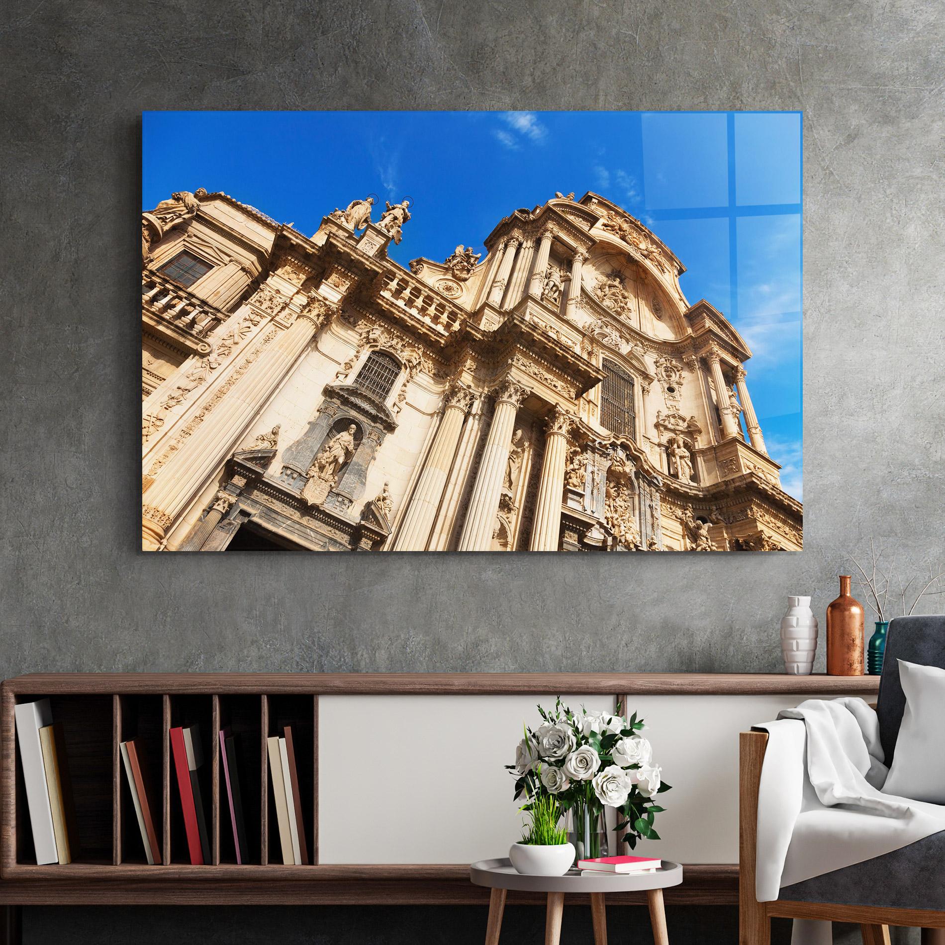 Glasbild Church Saint Mary mockup 2