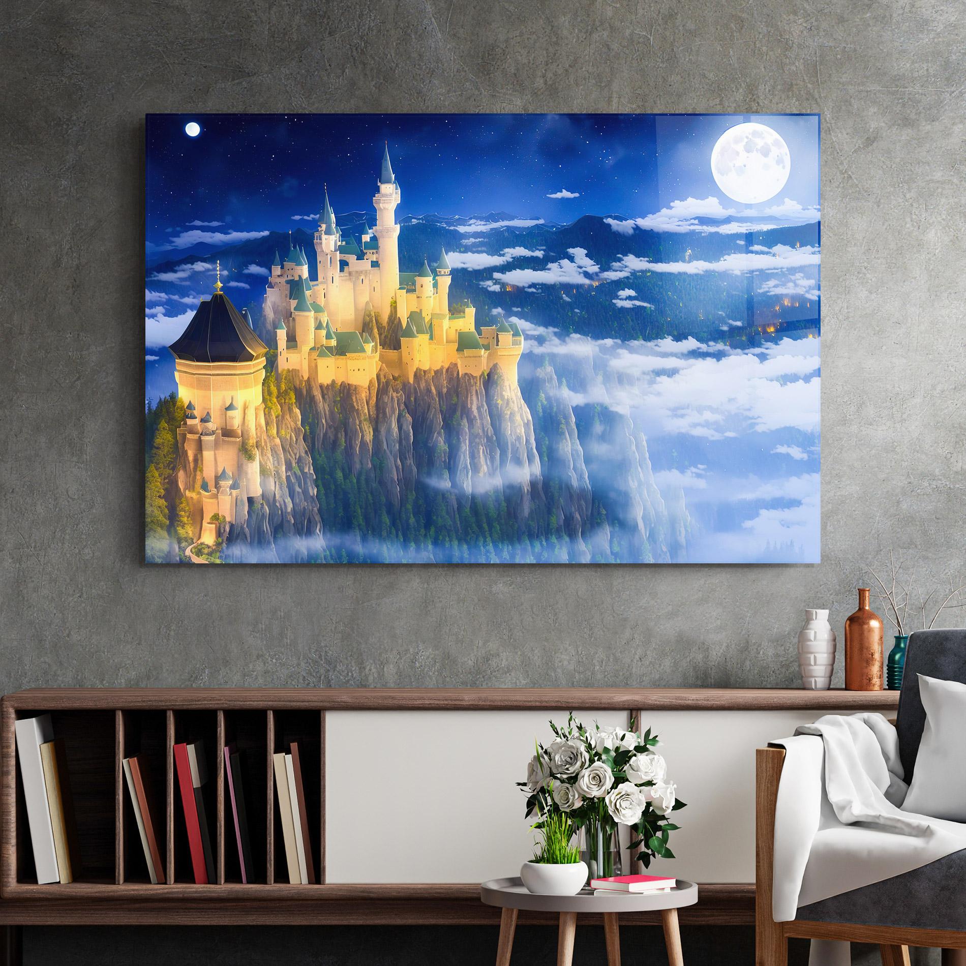 Glasbild Fairytale Castle mockup 2