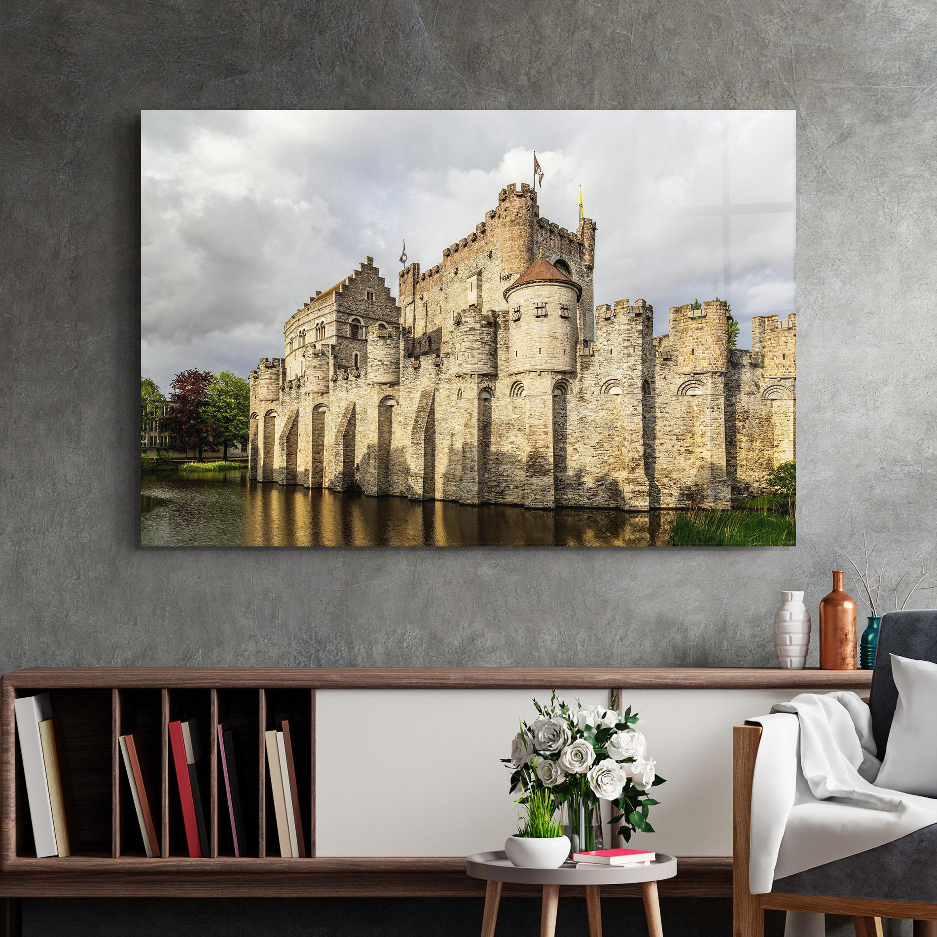 Medieval Castle Belgium mockup 2
