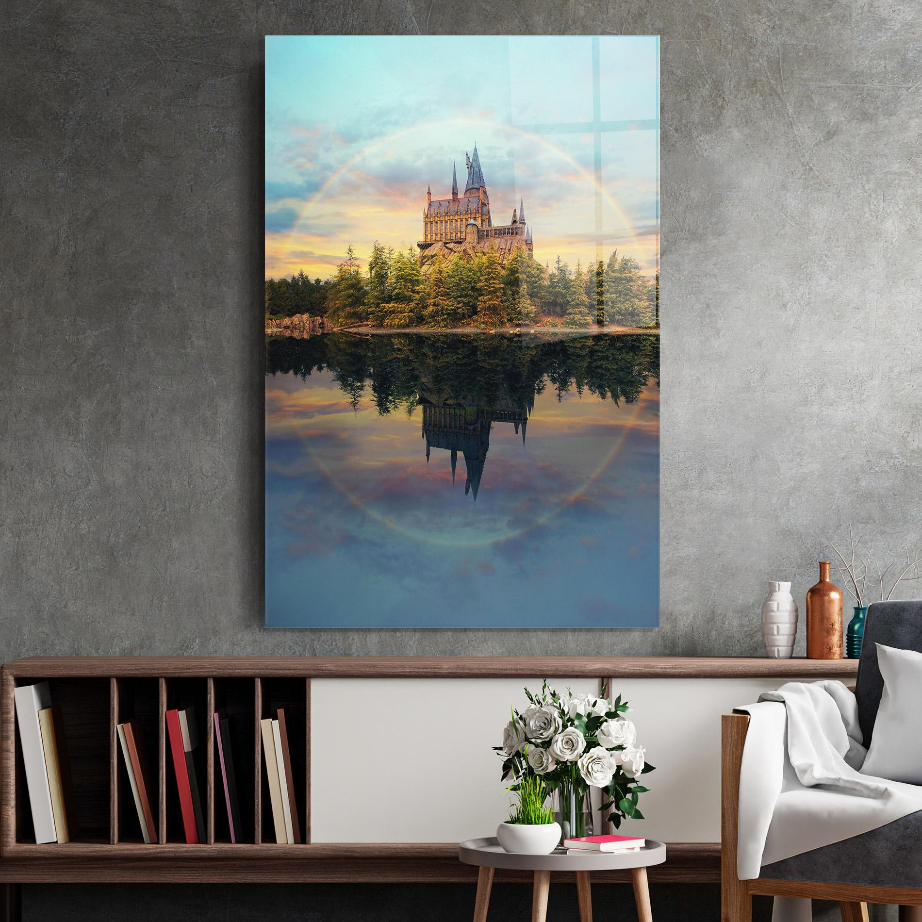 Glasbild Hogwarts Castle mockup 2