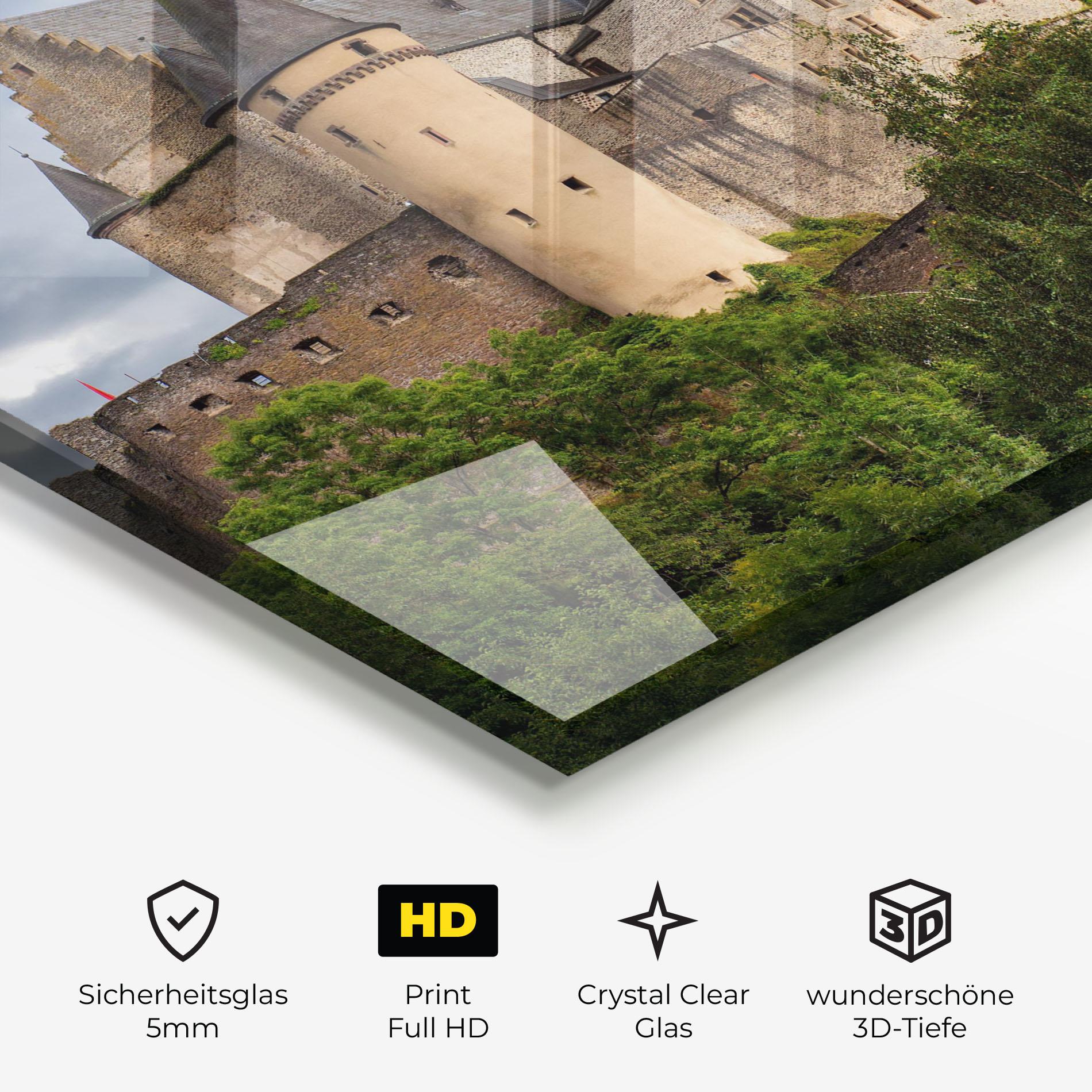 Glasbild Castle Vianden mockup 3
