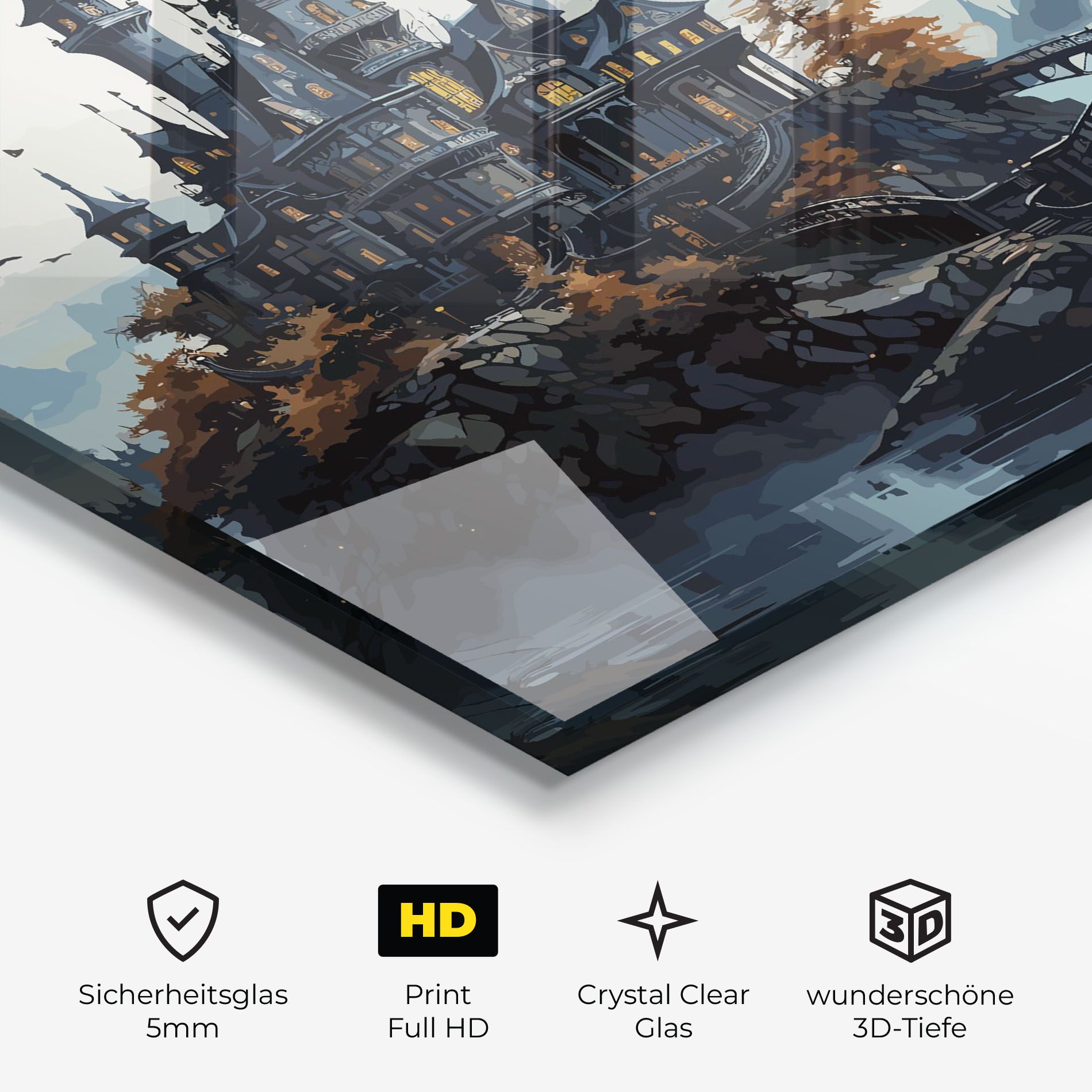 Grey Big Castle mockup 3