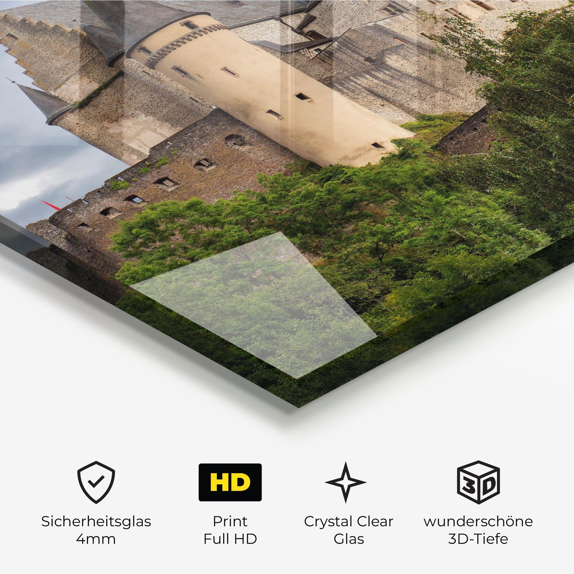 Glasbild Castle Vianden mockup 3