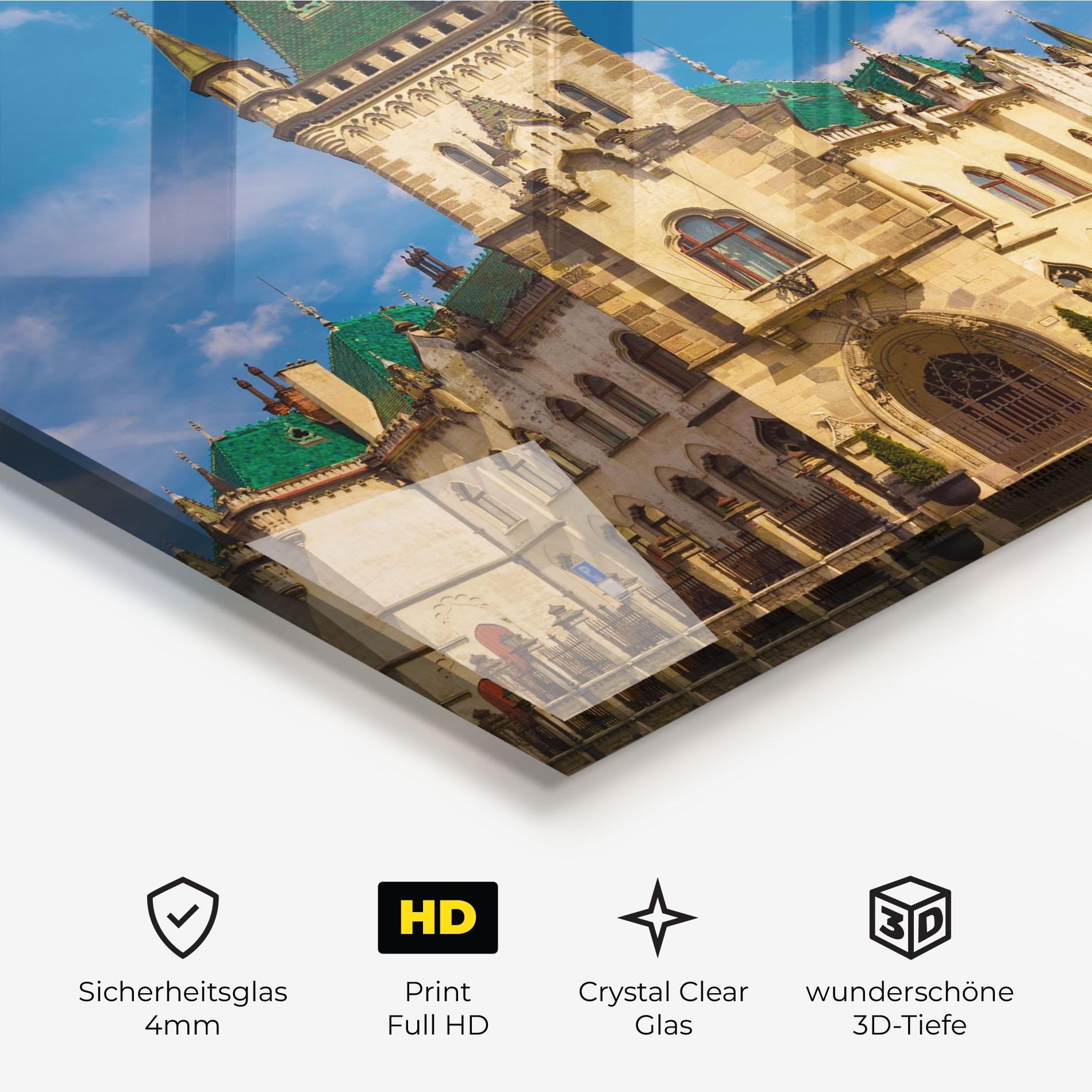 Glasbild Jakabov Palace Slovakia mockup 3