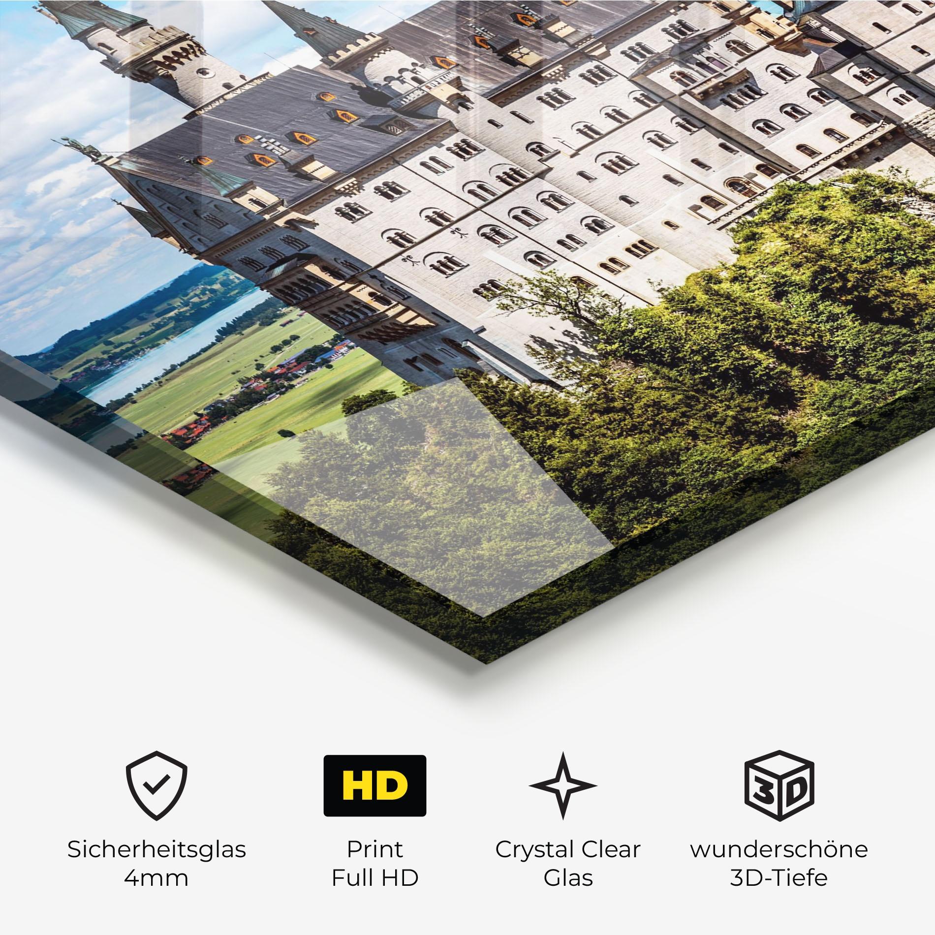 Glasbild Neuschwanstein Germany mockup 3