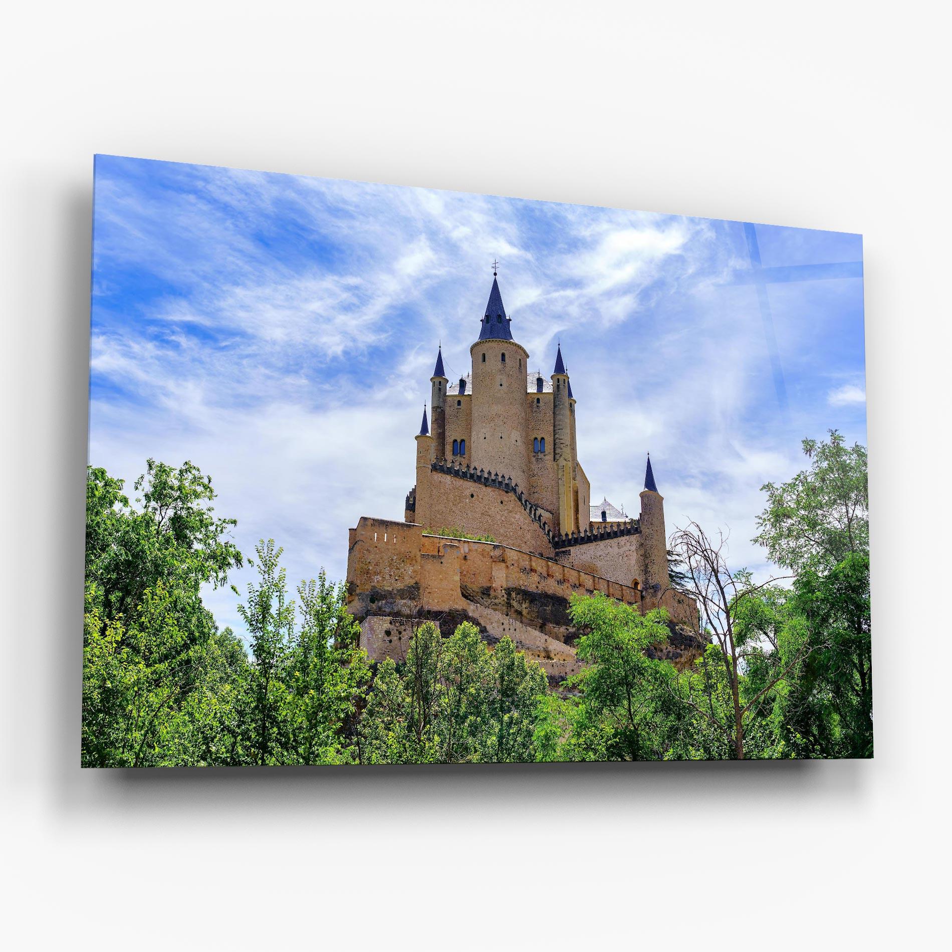 Glasbild Castle Alcazar mockup 6