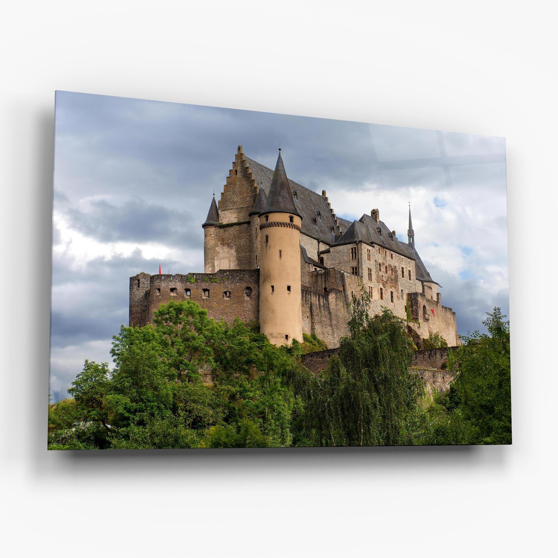 Glasbild Castle Vianden mockup 6