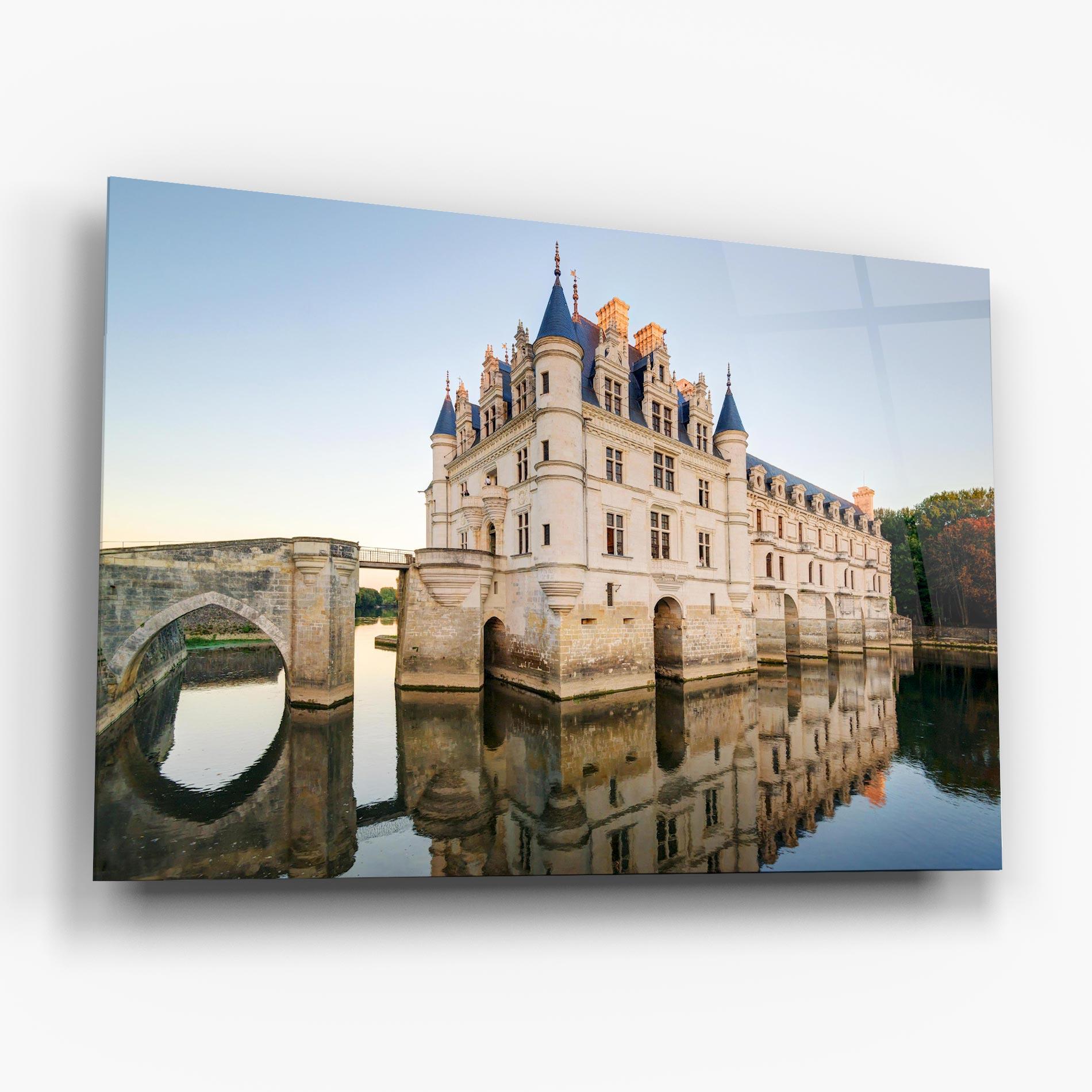 Glasbild Chateau France mockup 6