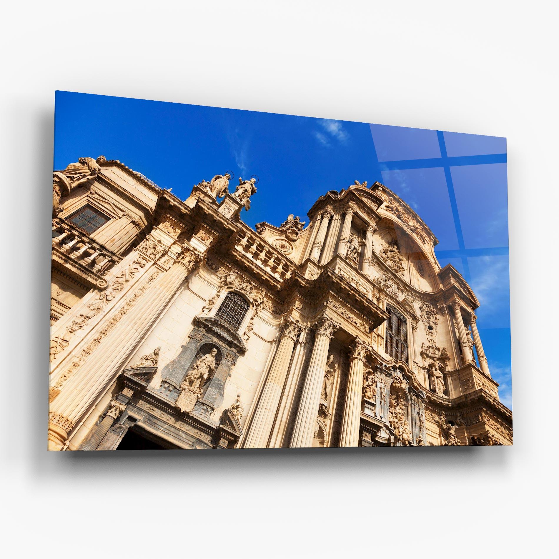 Glasbild Church Saint Mary mockup 6