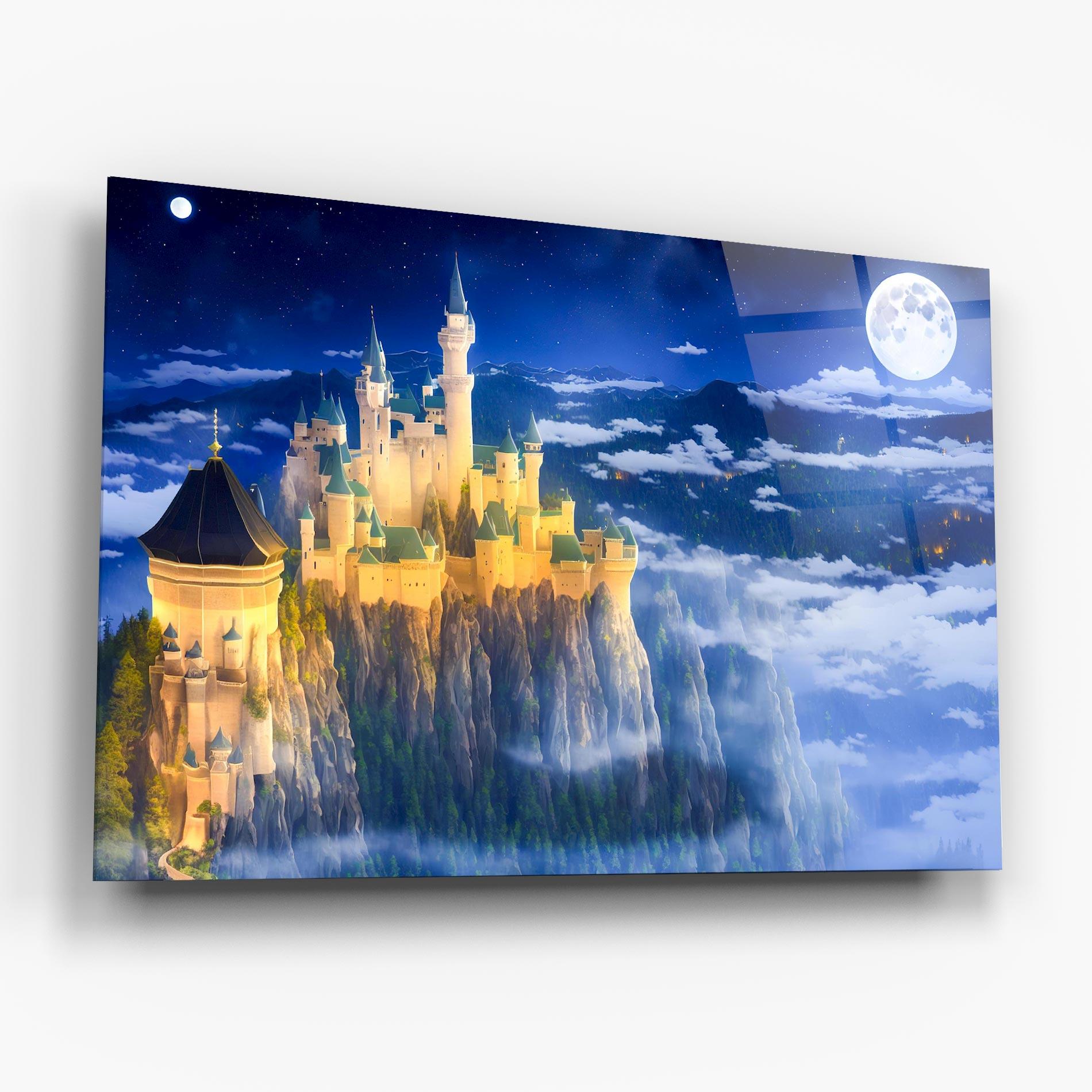 Glasbild Fairytale Castle mockup 6