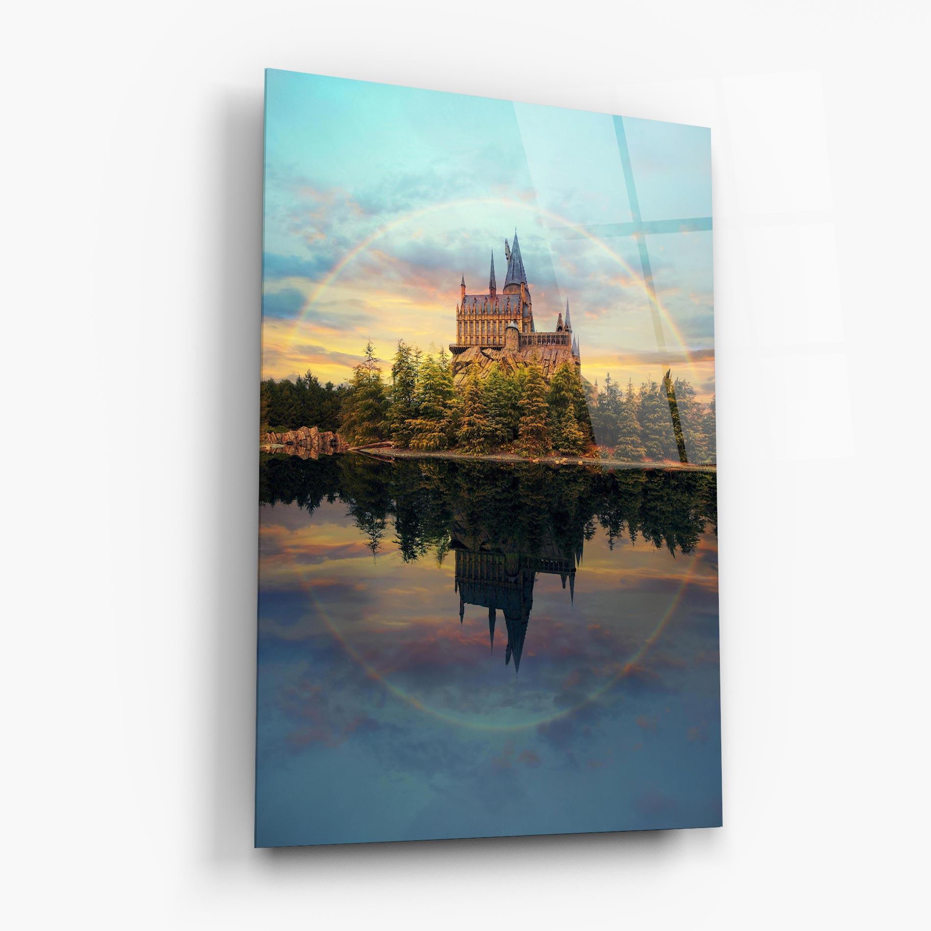 Glasbild Hogwarts Castle mockup 6