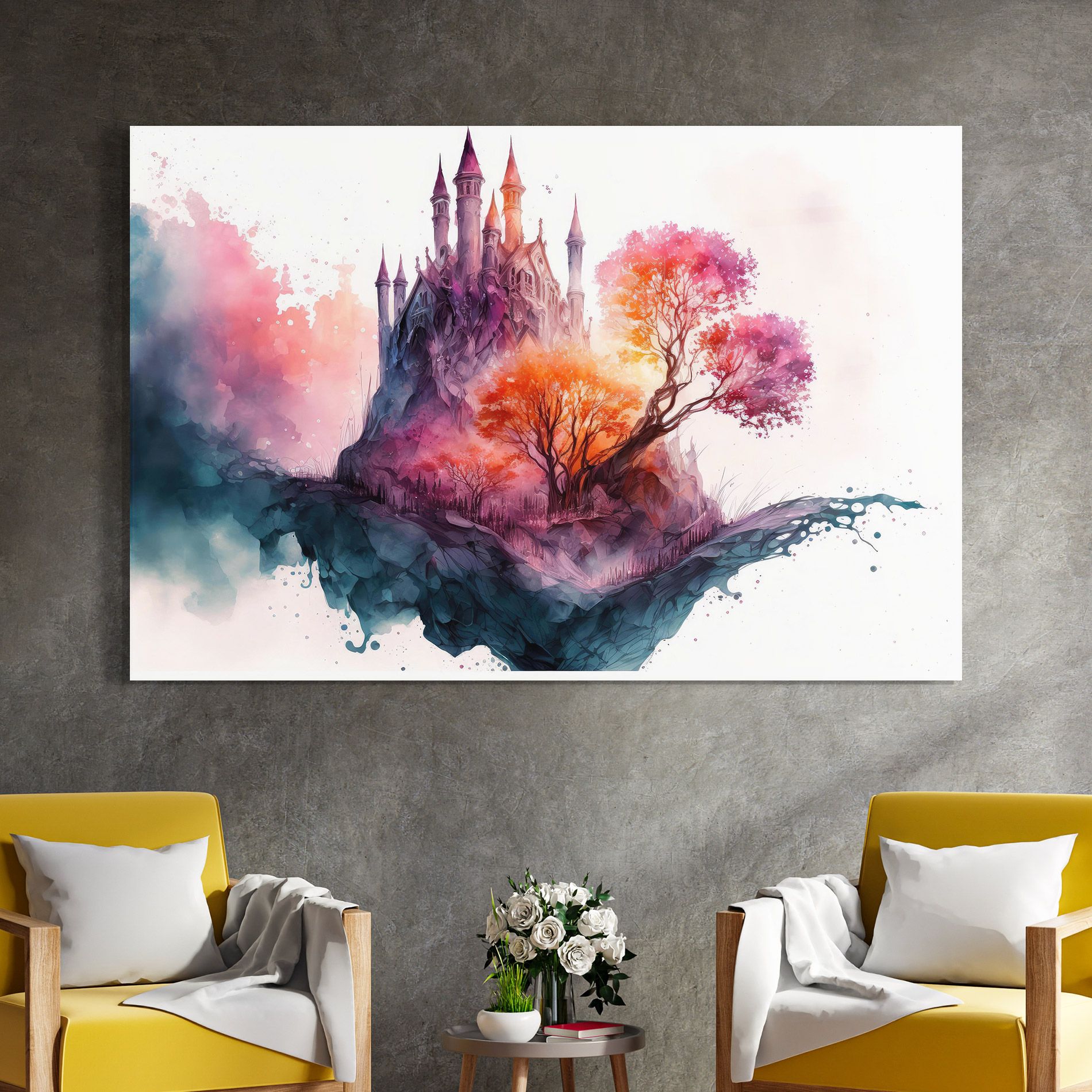 Colorful Castle mockup 4