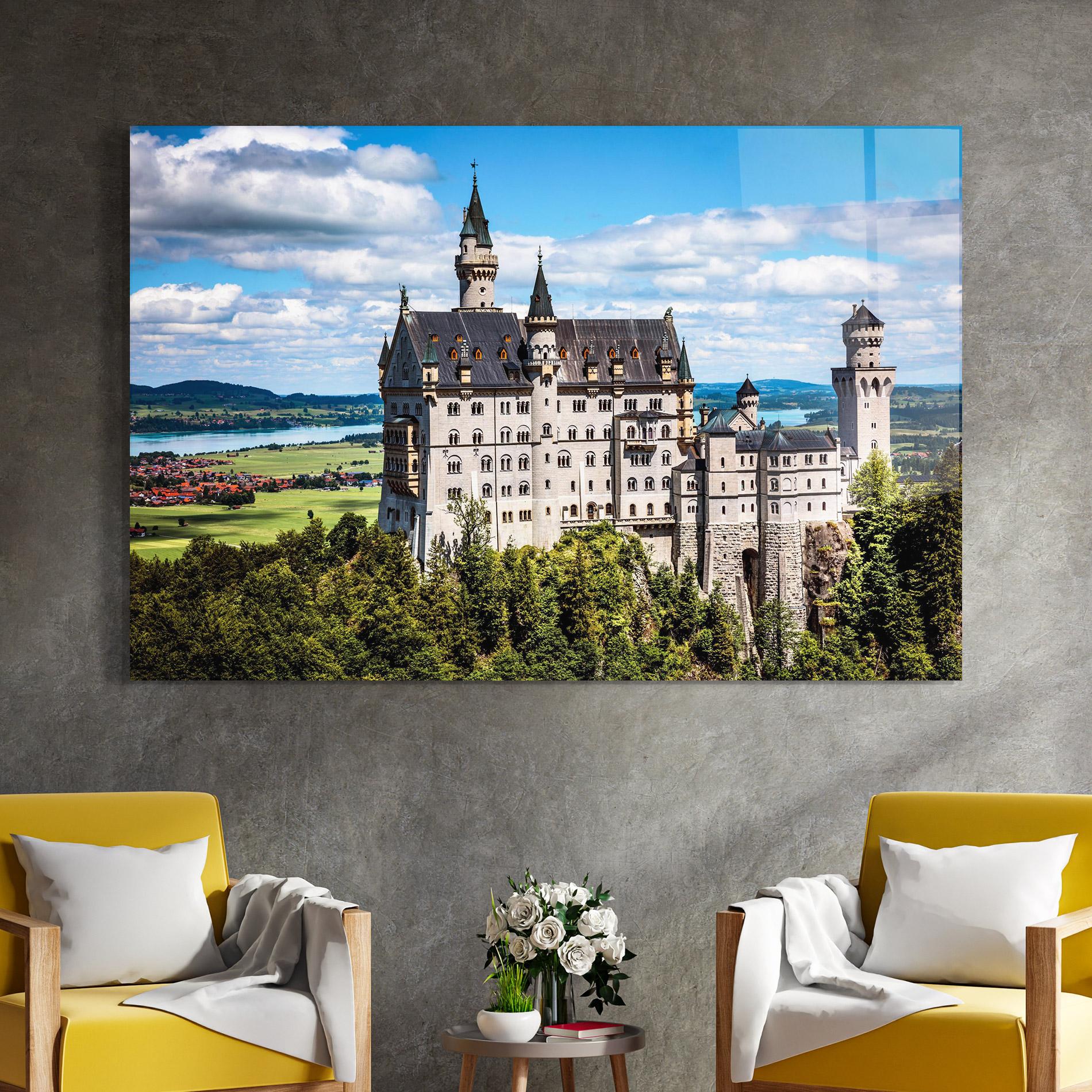 Glasbild Neuschwanstein Germany mockup 4