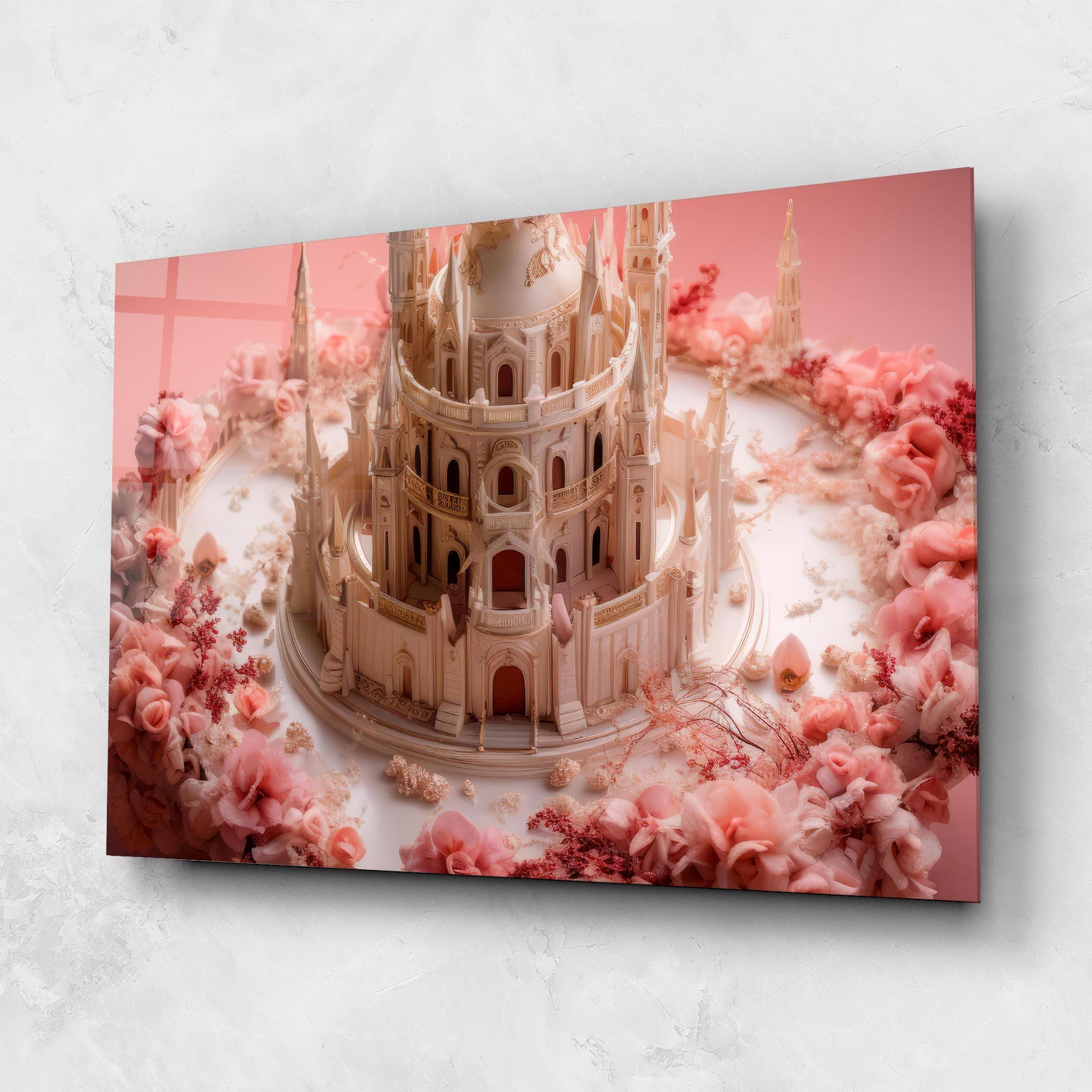 Cream Castle Flower mockup 1