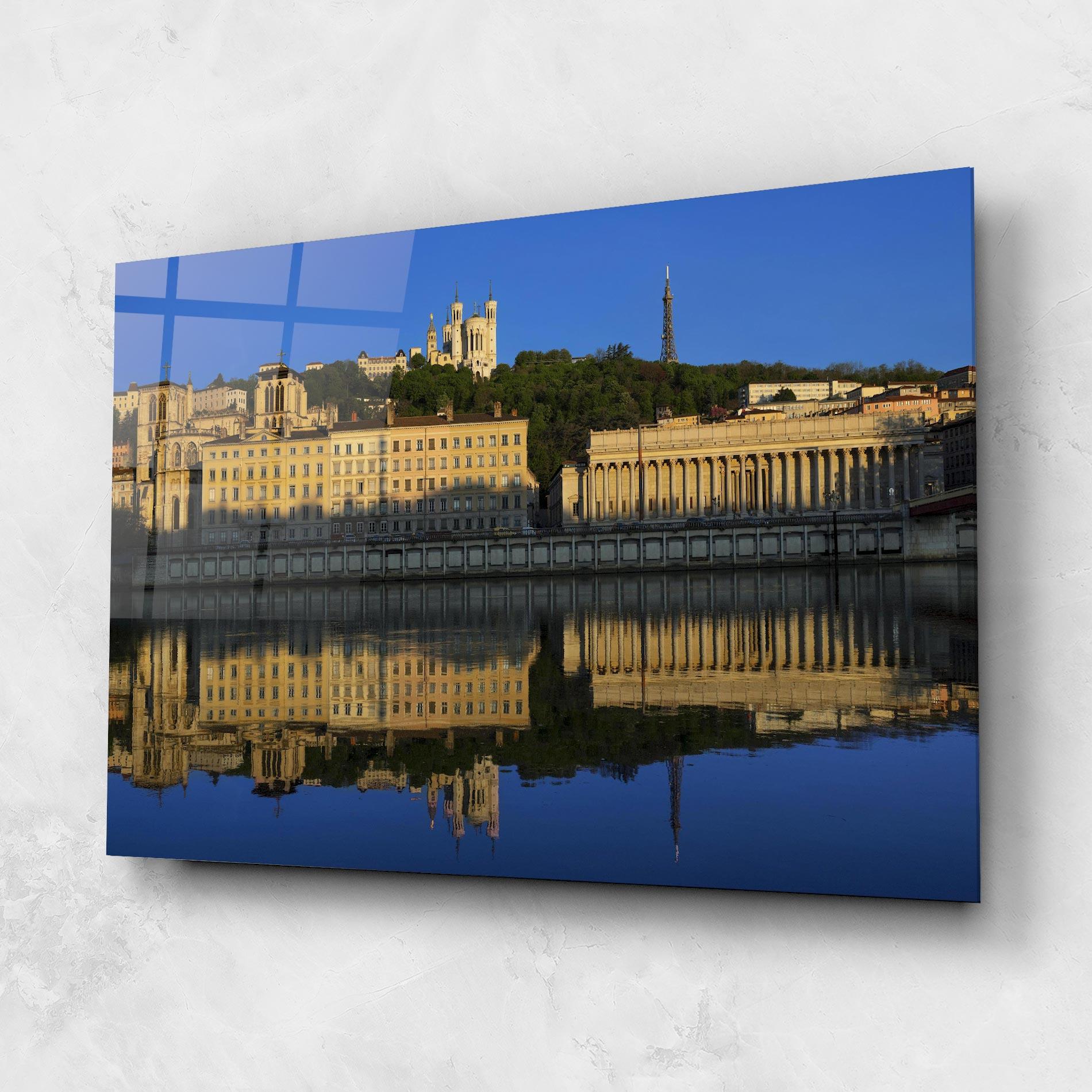 Glasbild Lyon France mockup 1