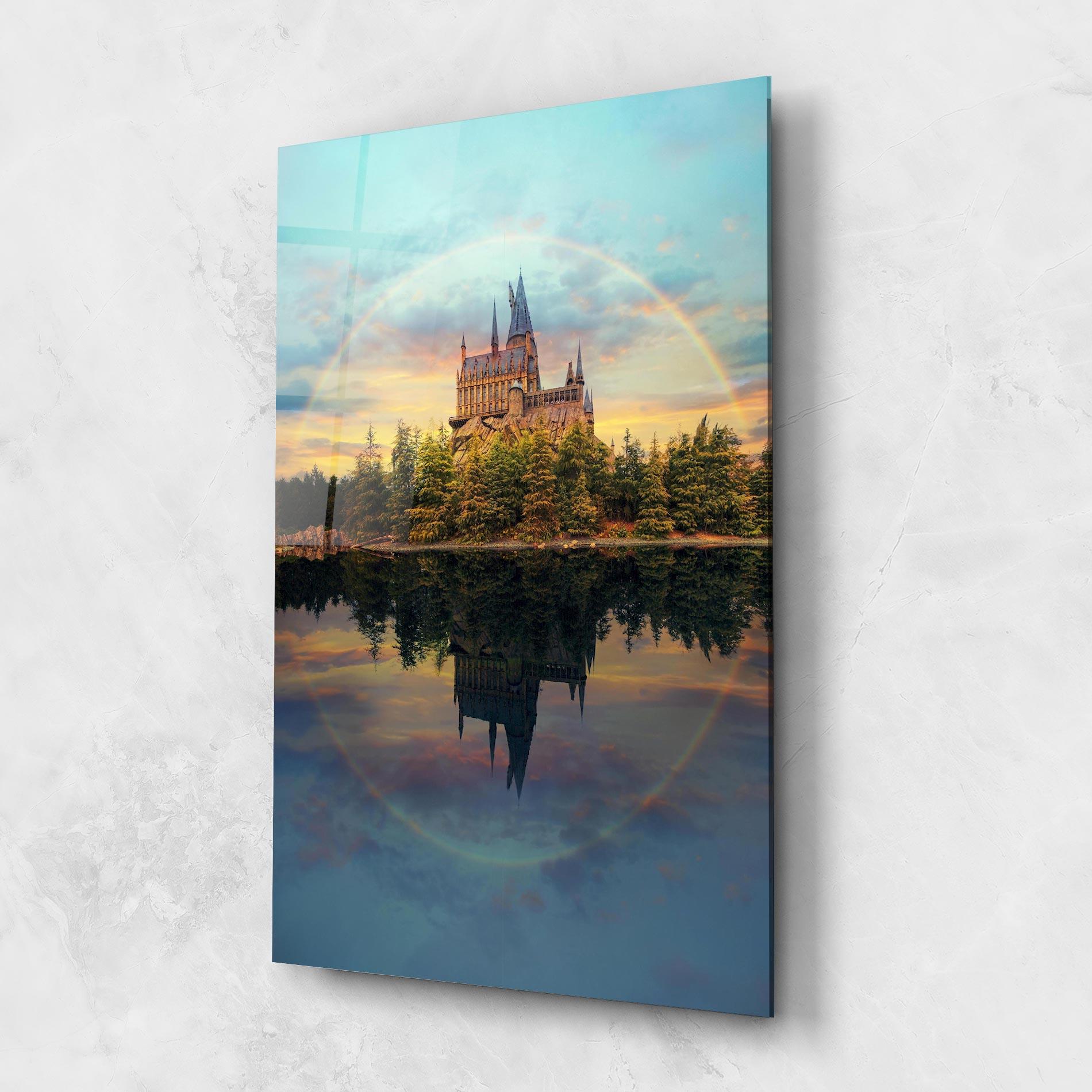 Glasbild Hogwarts Castle mockup 1