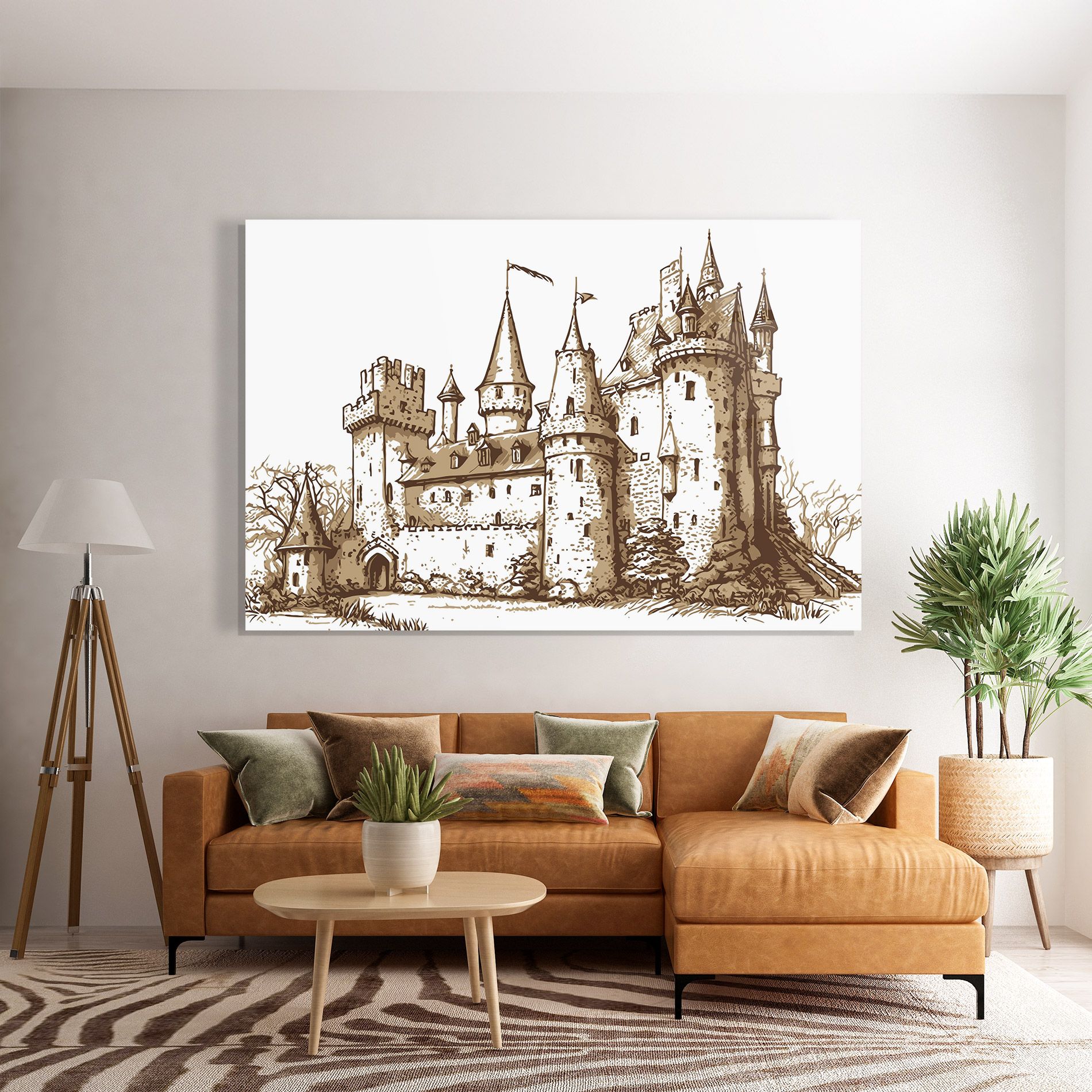 Brown Line Castle mockup 7