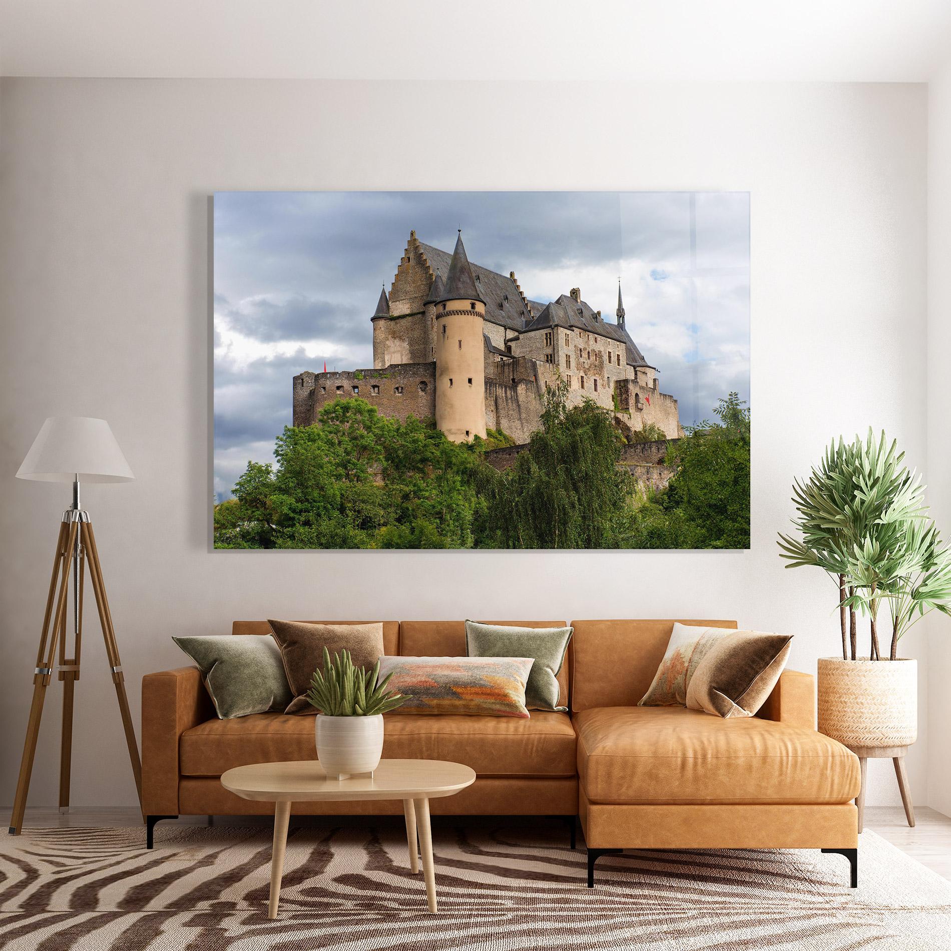 Glasbild Castle Vianden mockup 7