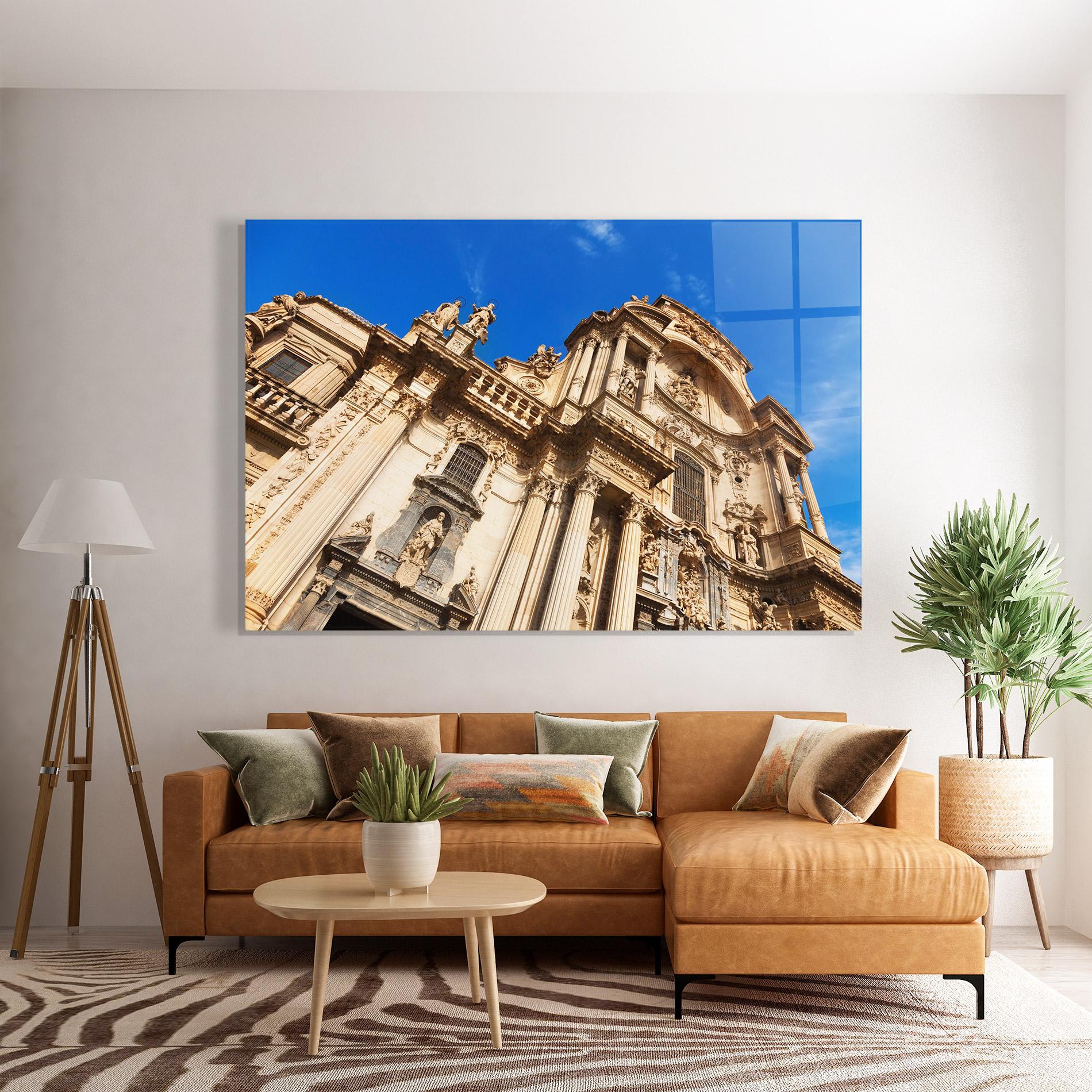 Glasbild Church Saint Mary mockup 7