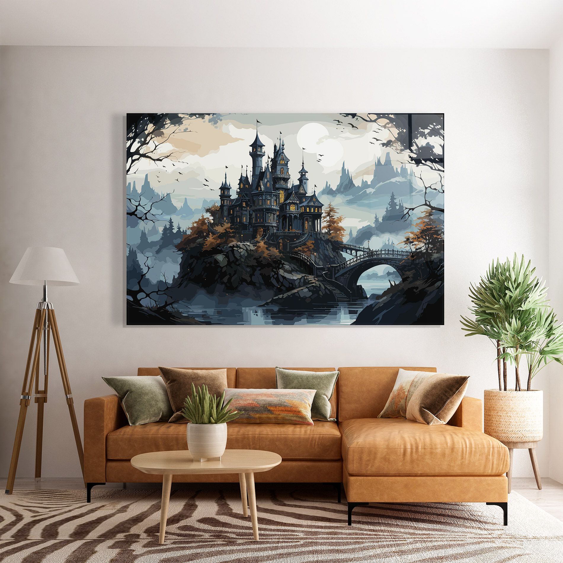 Grey Big Castle mockup 7
