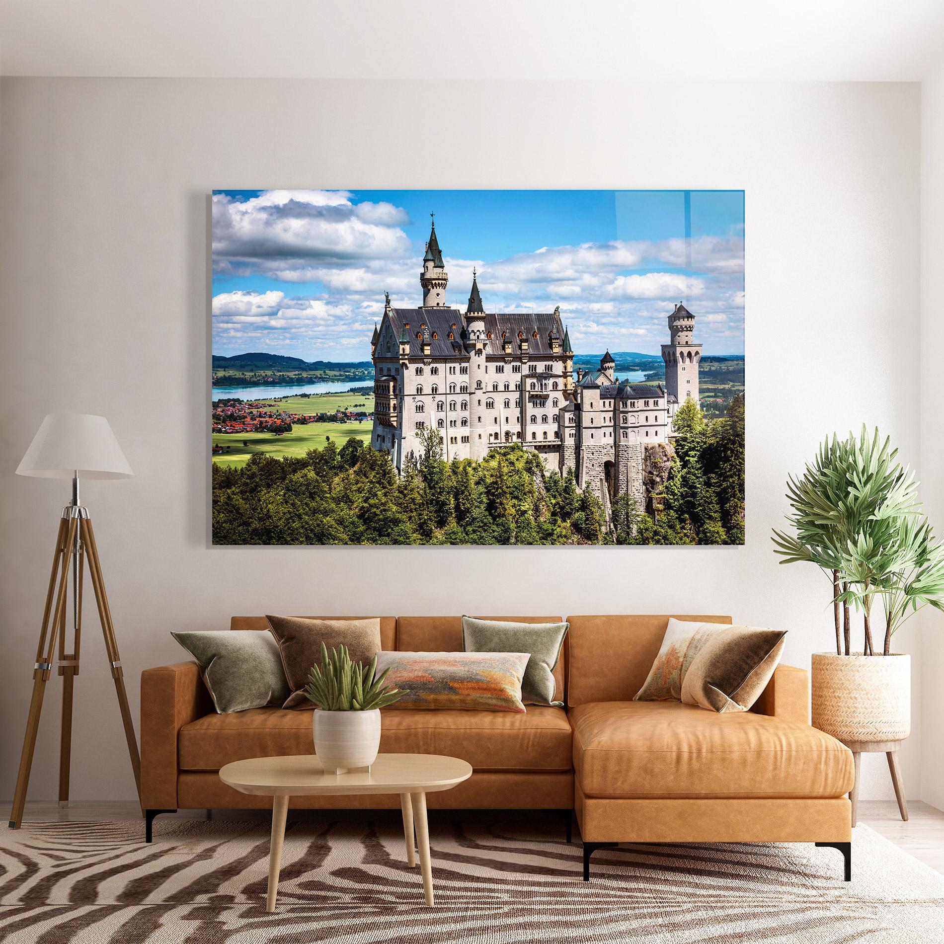 Glasbild Neuschwanstein Germany mockup 7