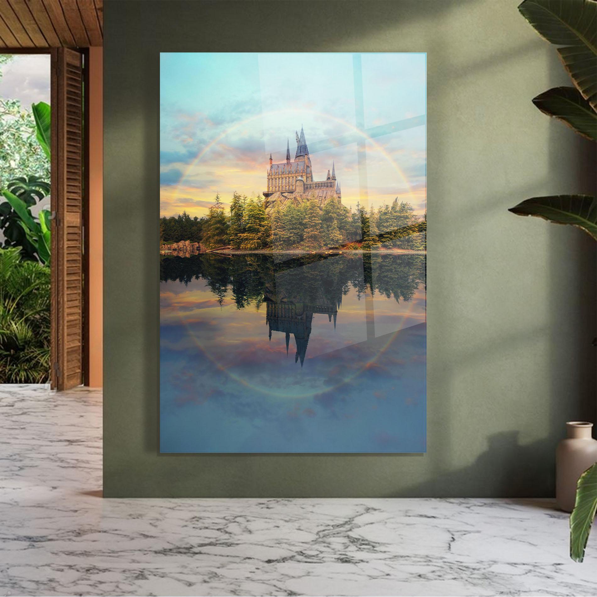 Glasbild Hogwarts Castle mockup 7
