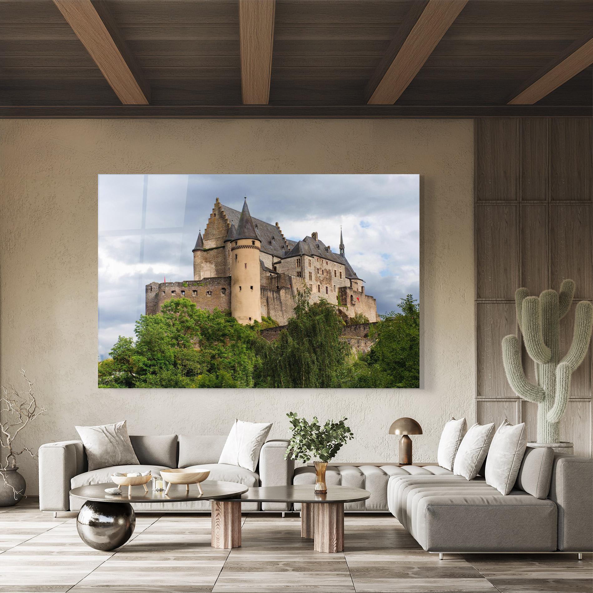Glasbild Castle Vianden mockup 8
