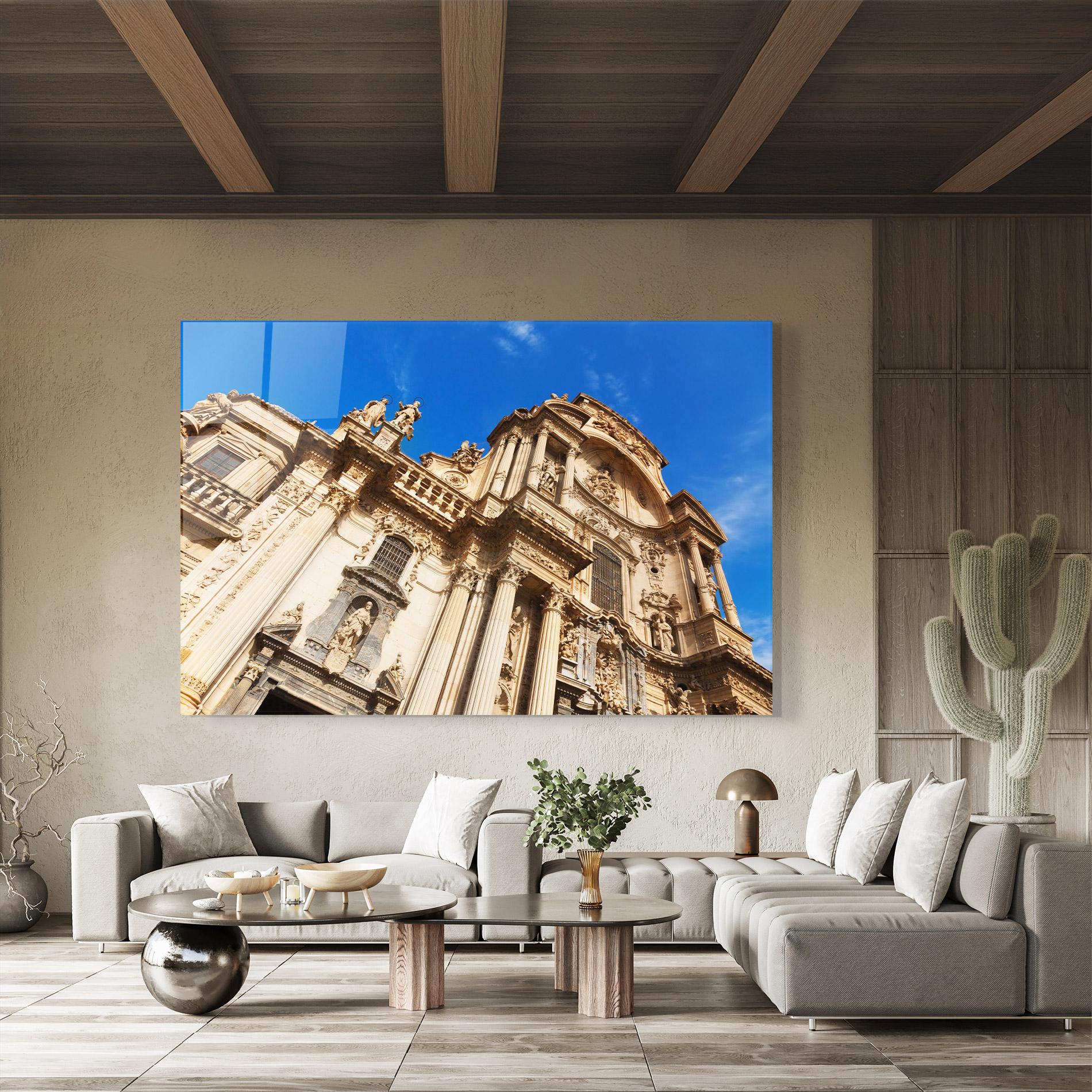 Glasbild Church Saint Mary mockup 8