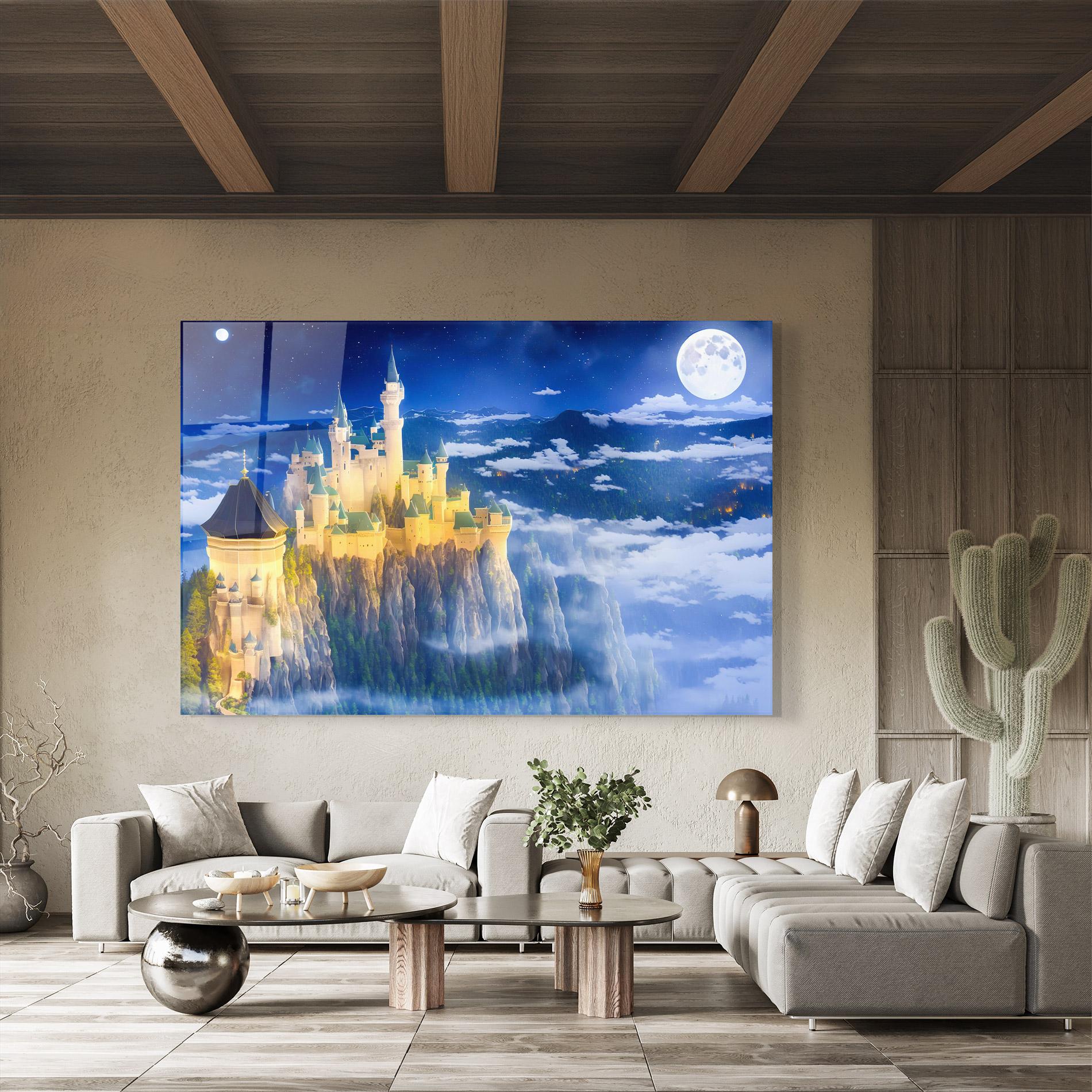 Glasbild Fairytale Castle mockup 8