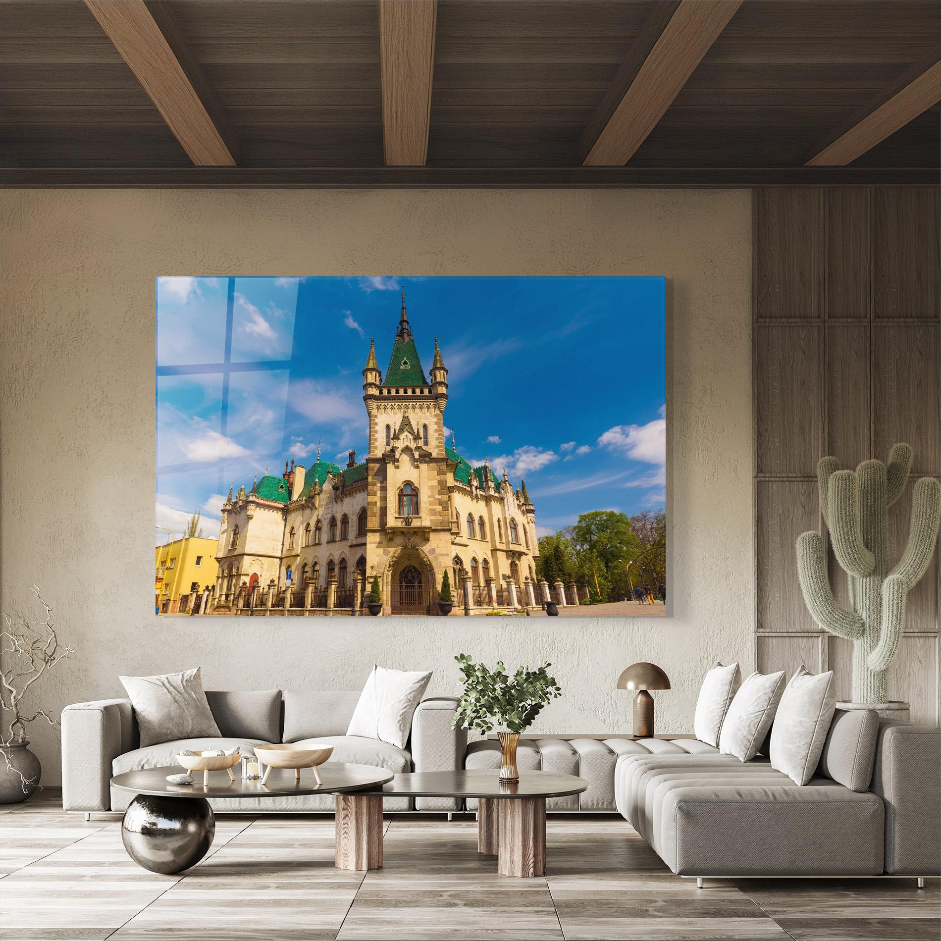 Glasbild Jakabov Palace Slovakia mockup 8