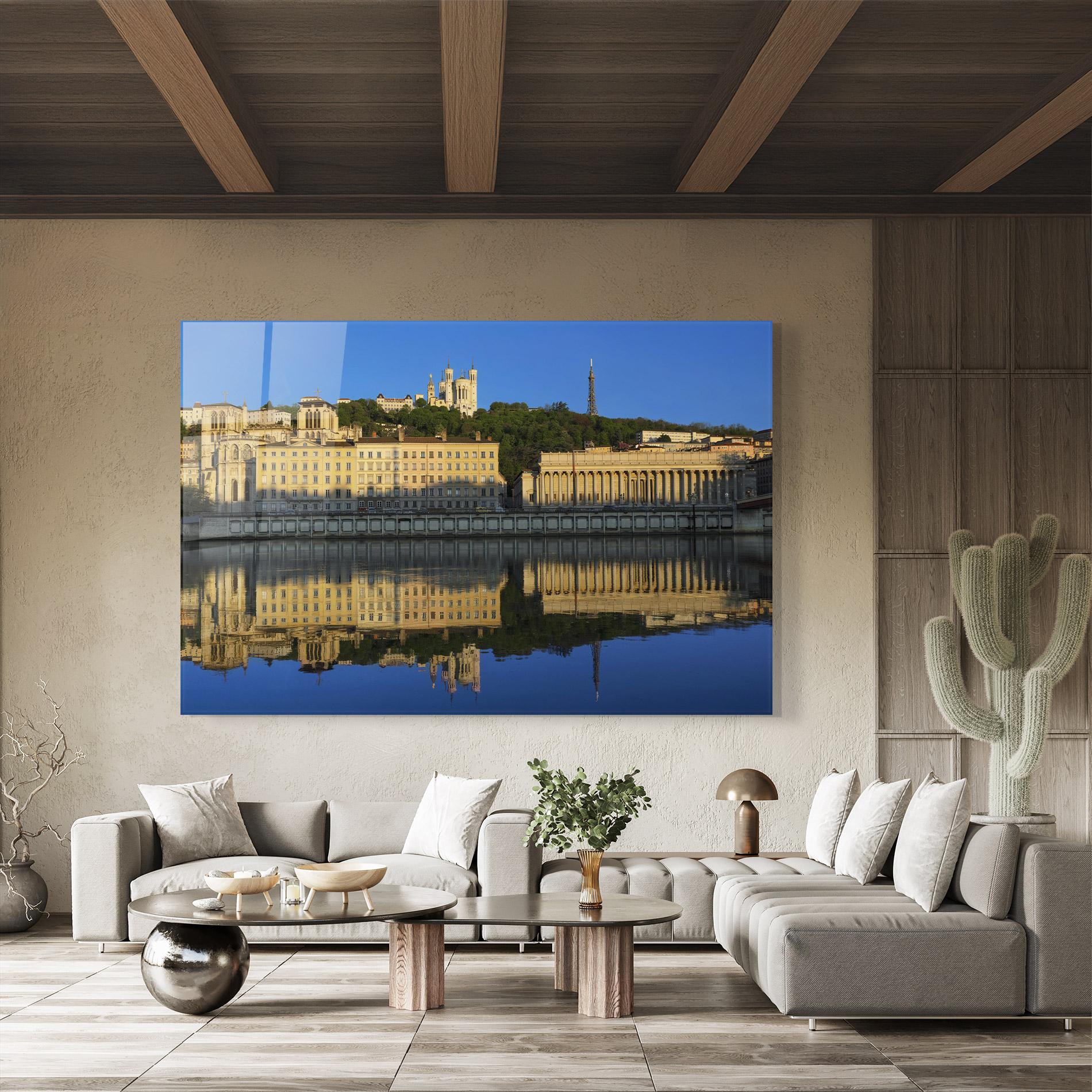 Glasbild Lyon France mockup 8