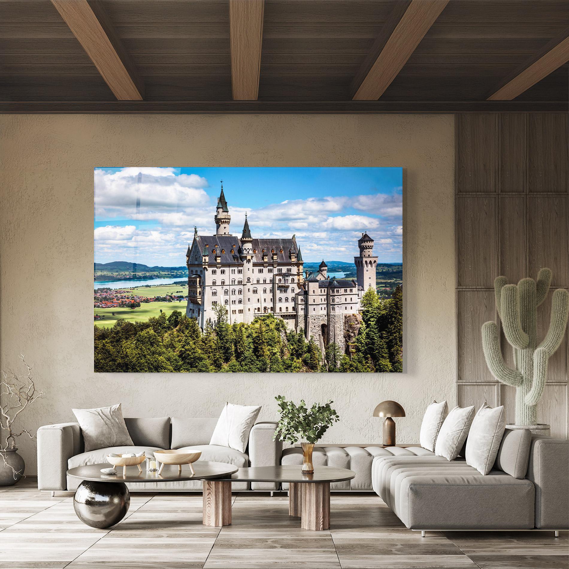 Glasbild Neuschwanstein Germany mockup 8