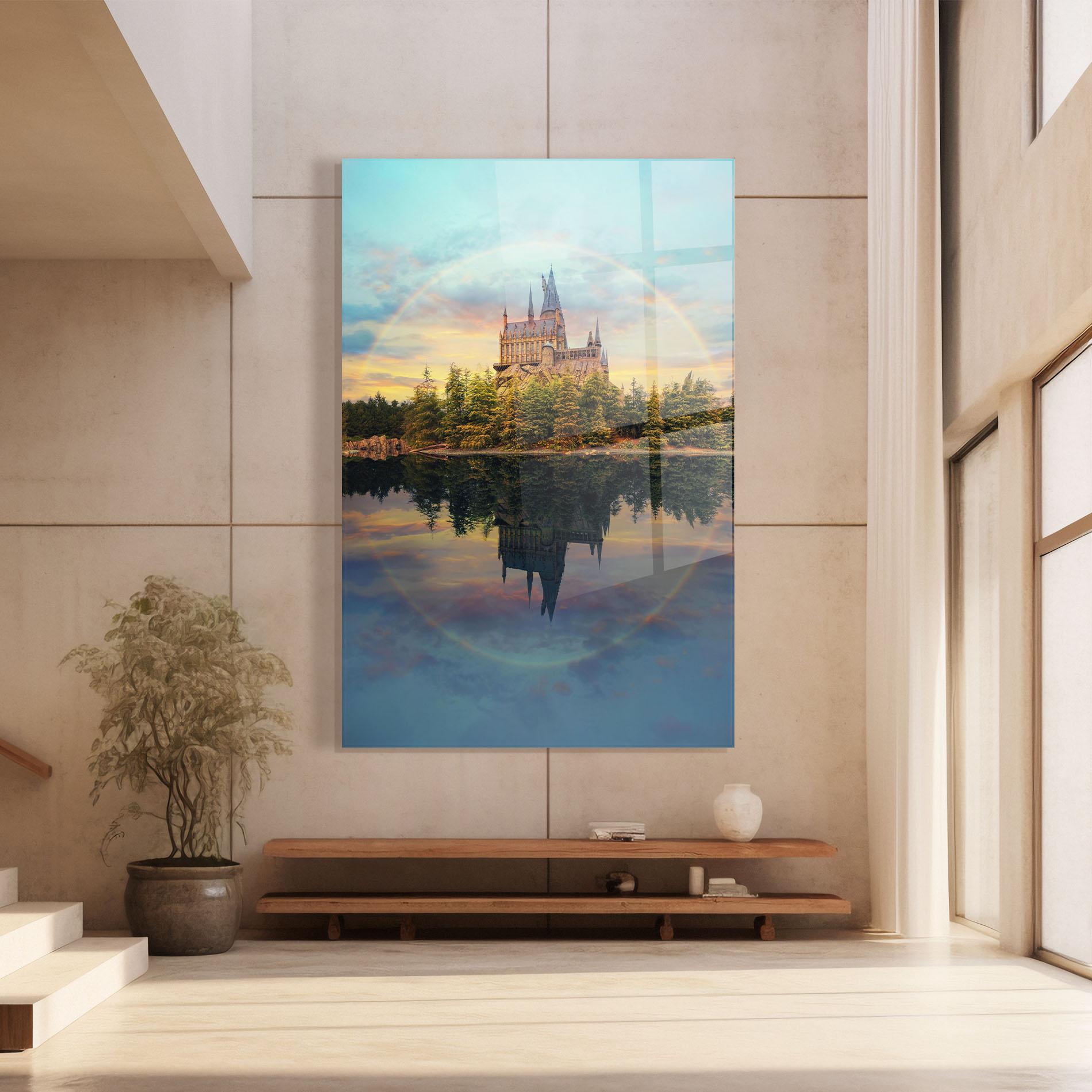 Glasbild Hogwarts Castle mockup 8