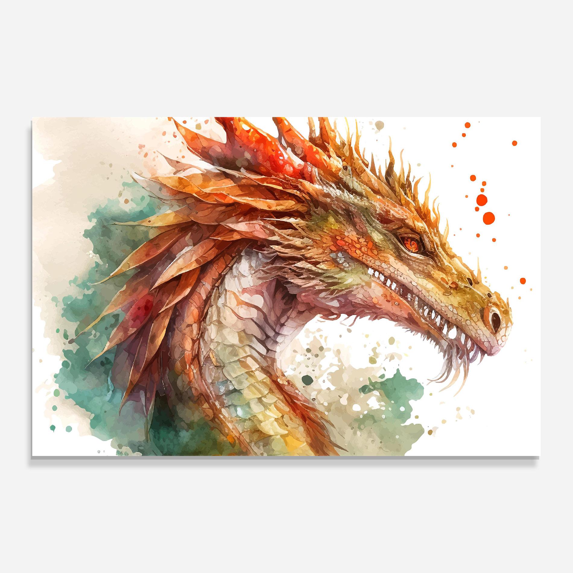 Glasbild Earth Dragon mockup 0